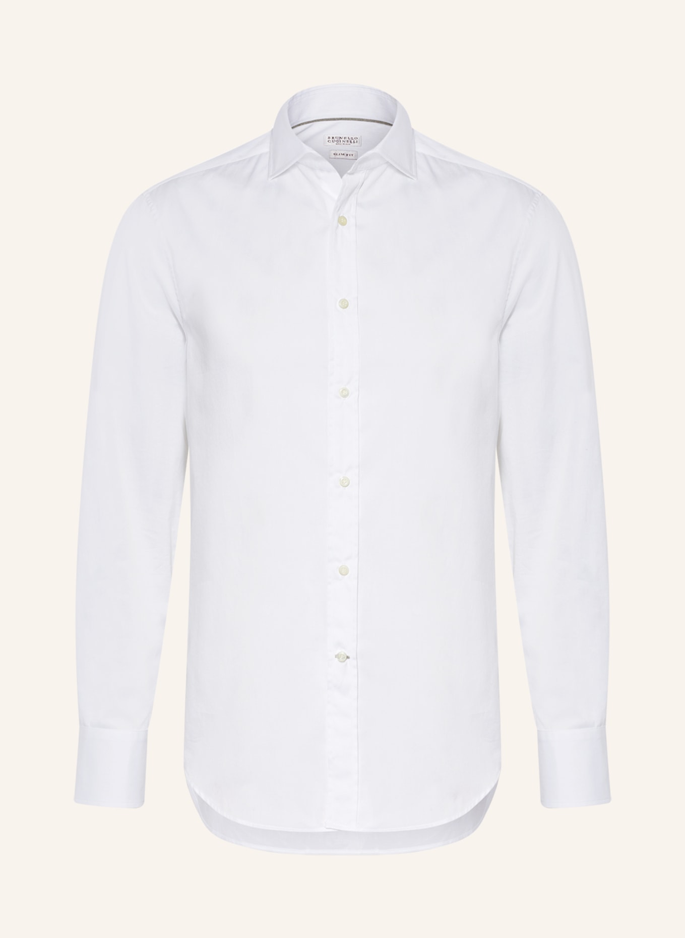 BRUNELLO CUCINELLI Shirt slim fit , Color: WHITE (Image 1)