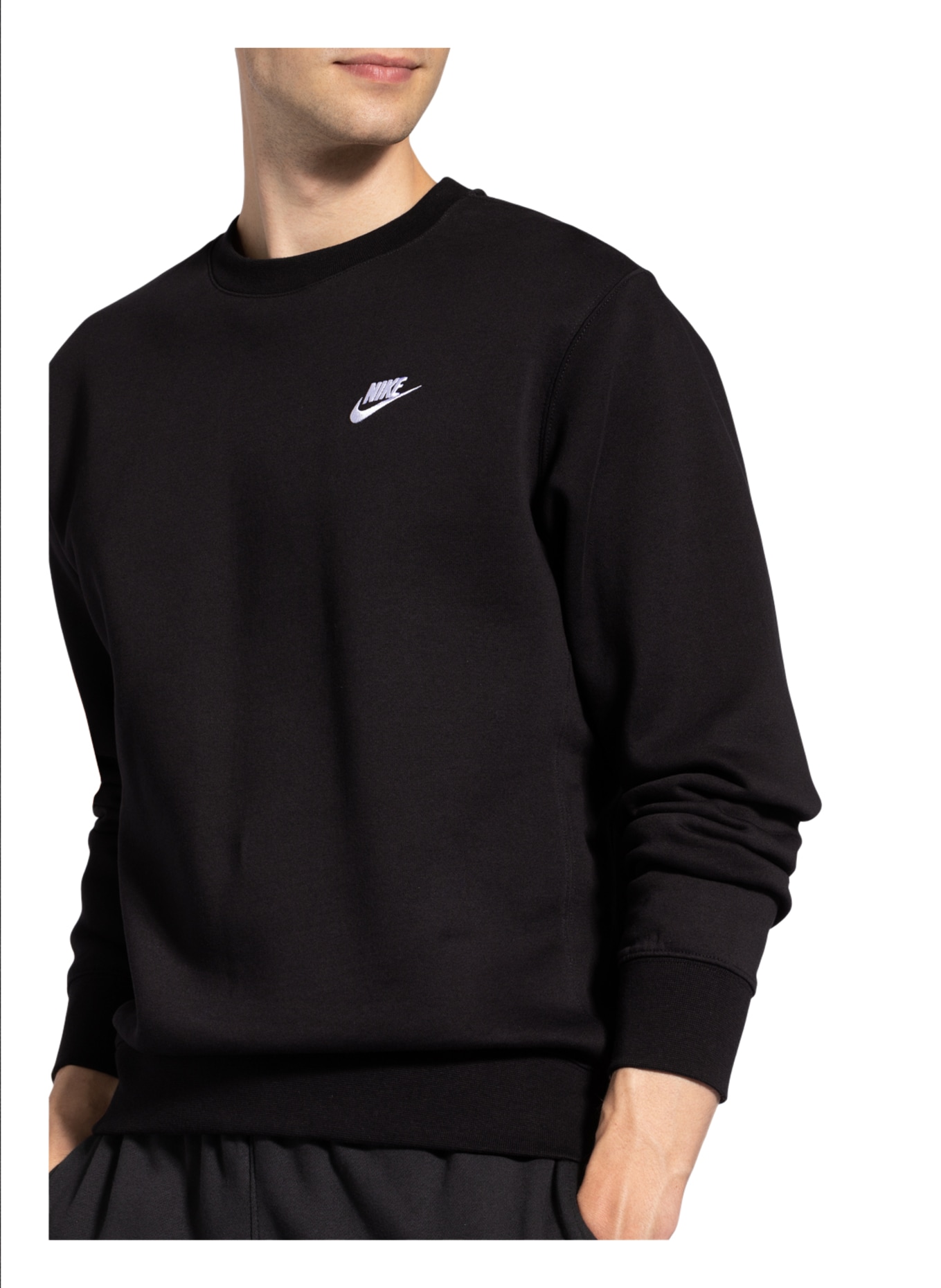 Nike Sweatshirt SPORTSWEAR CLUB, Color: BLACK (Image 4)