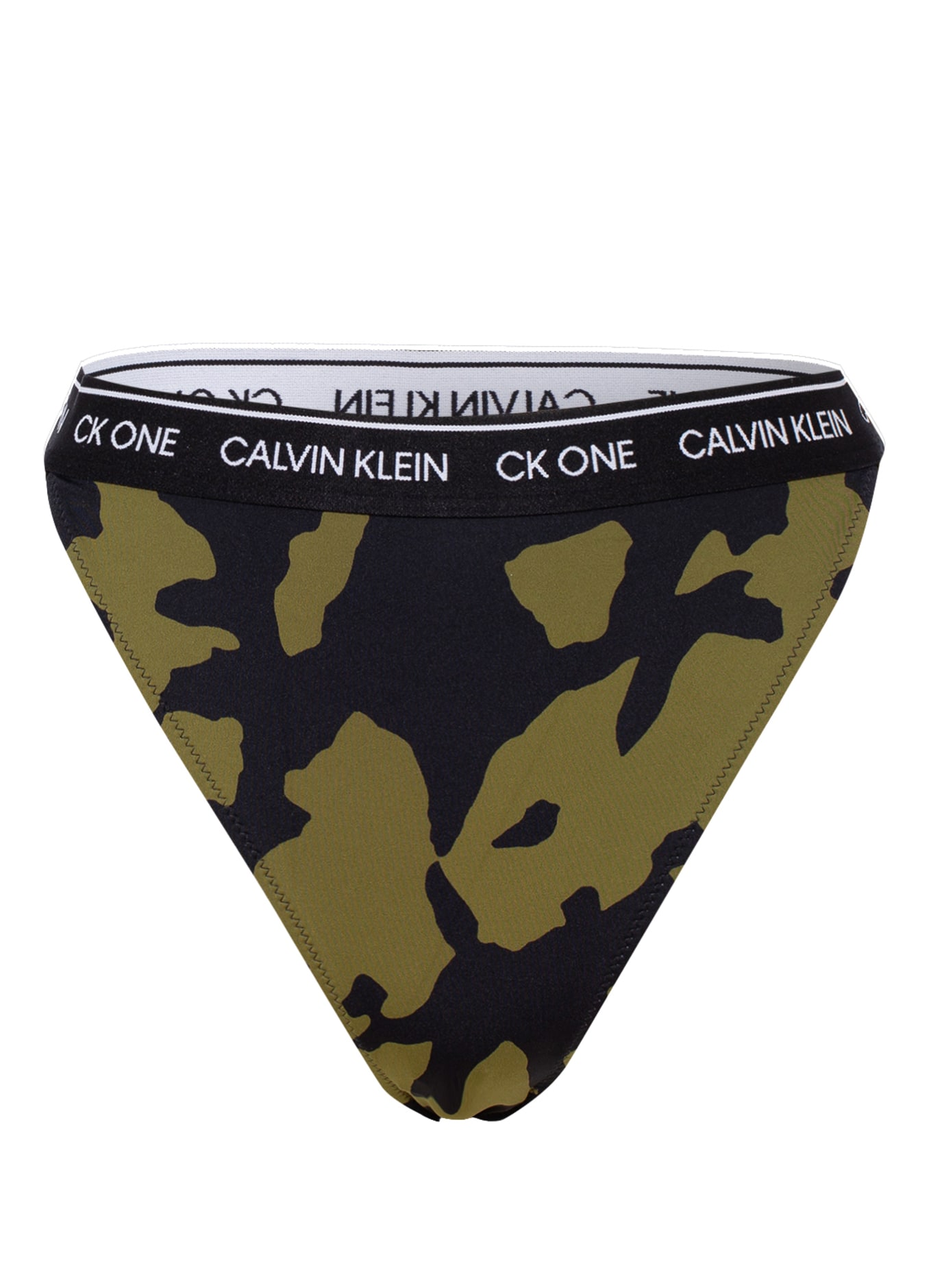 Calvin Klein Dół od bikini CK ONE , Kolor: CZARNY/ OLIWKOWY (Obrazek 1)