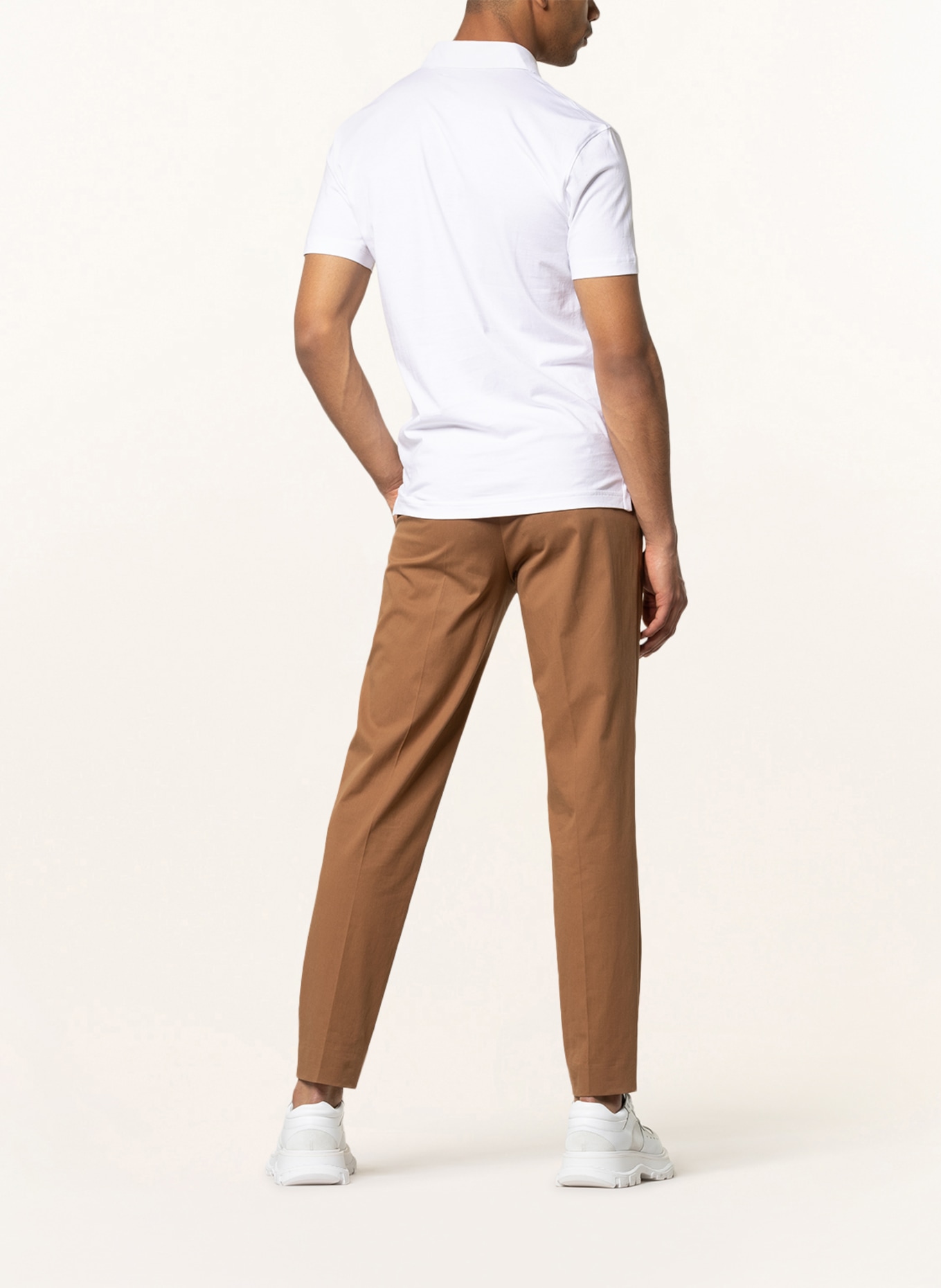 Stefan Brandt Jersey polo shirt LUIS , Color: WHITE (Image 3)