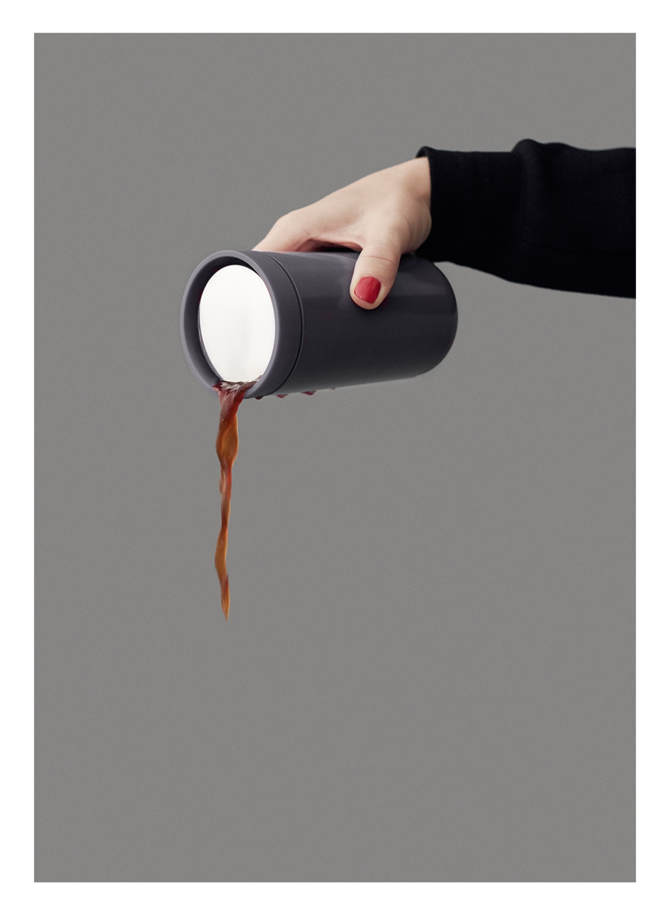 stelton Thermos mug TO GO CLICK, Color: SILVER (Image 2)