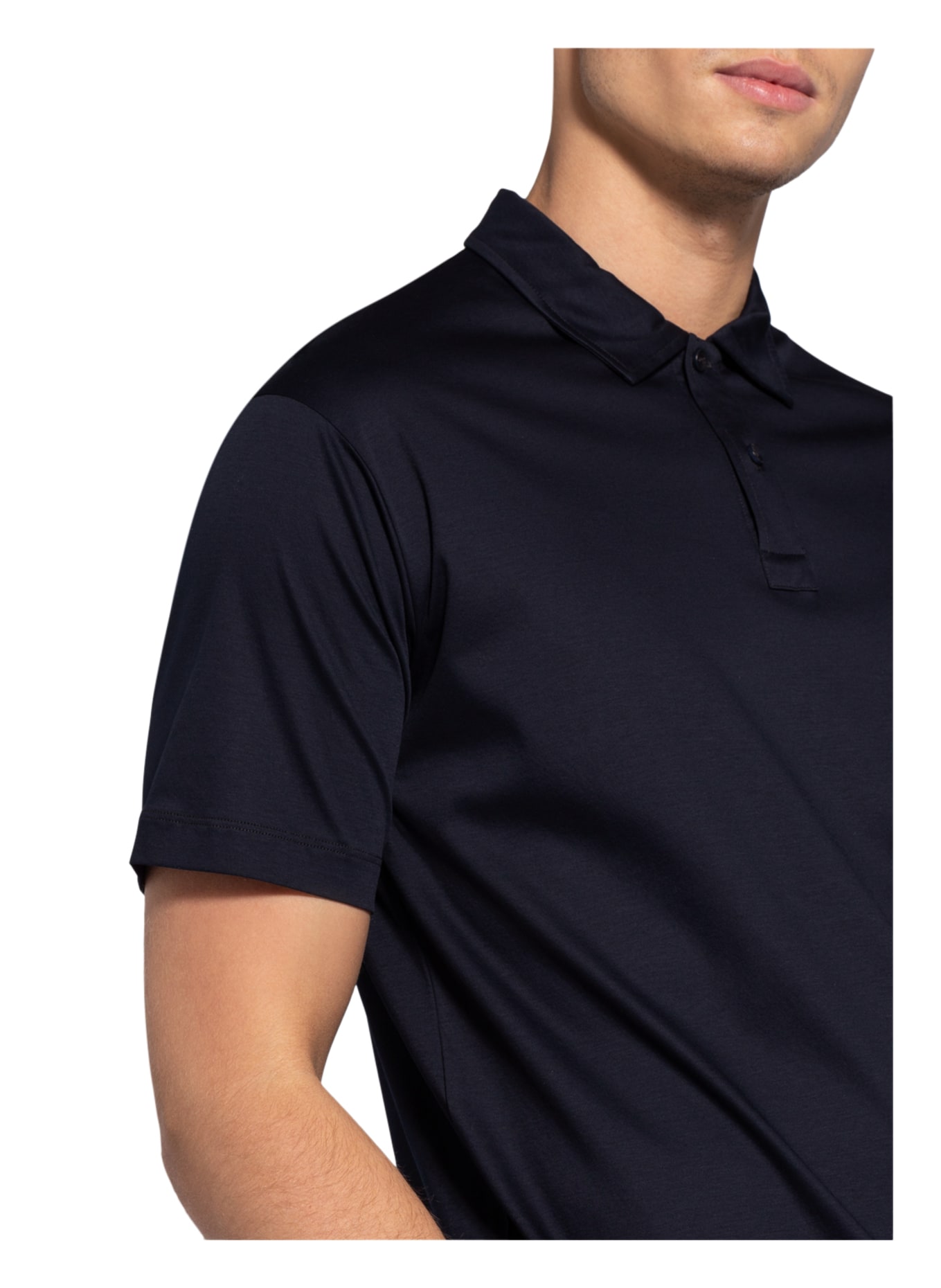 STROKESMAN'S Jersey-Poloshirt, Farbe: DUNKELBLAU (Bild 4)