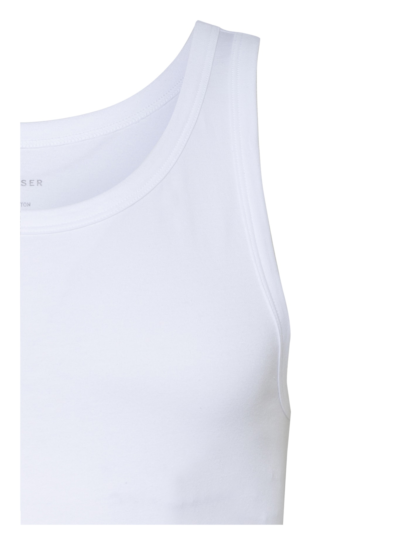 SCHIESSER 2-pack undershirts 95/5, Color: WHITE (Image 3)