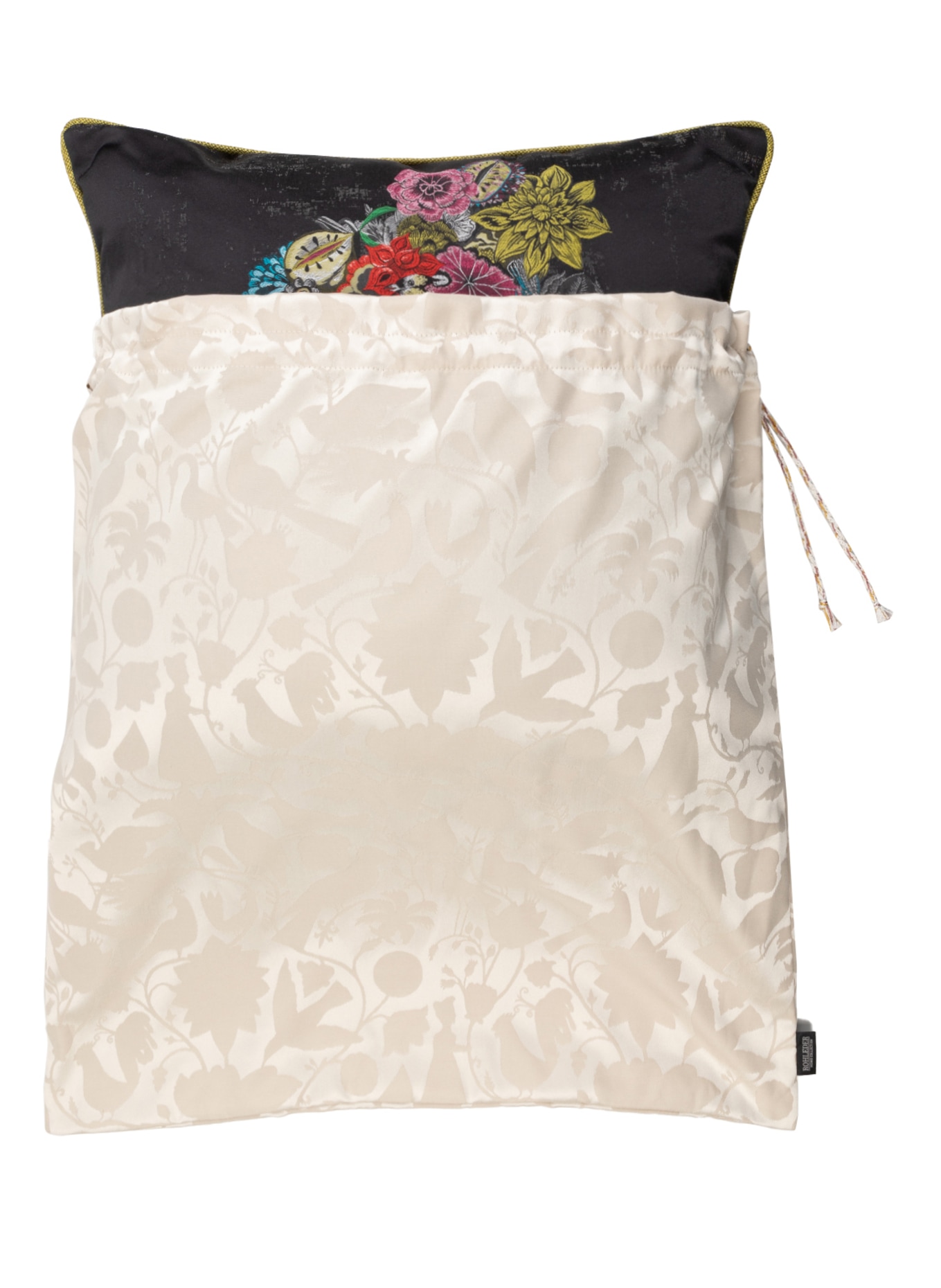 ROHLEDER Dekokissen: SCHWARZ / DUNKELGRAU