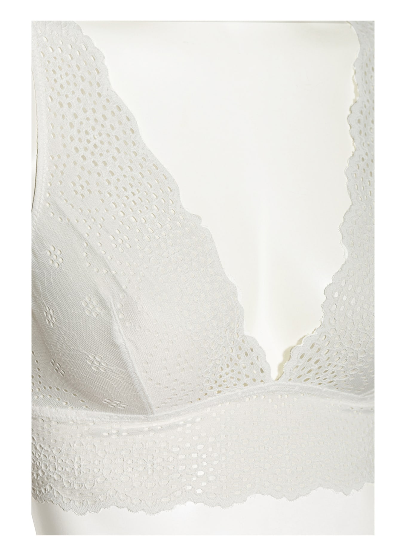 Skiny Bralette EVERY DAY IN BAMBOO LACE, Color: WHITE (Image 4)