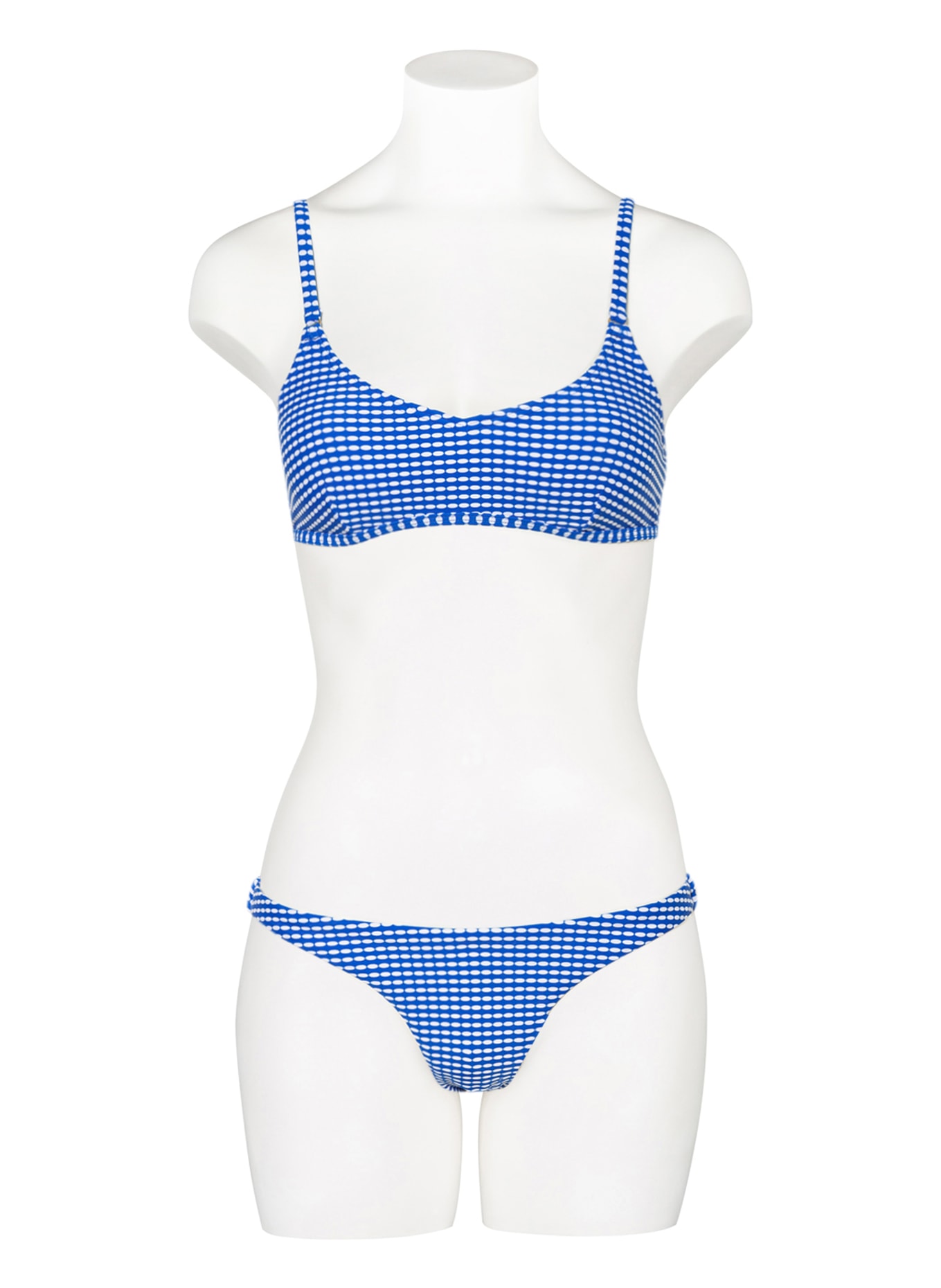 Hot Stuff Bustier-Bikini-Top, Farbe: BLAU/ WEISS (Bild 2)