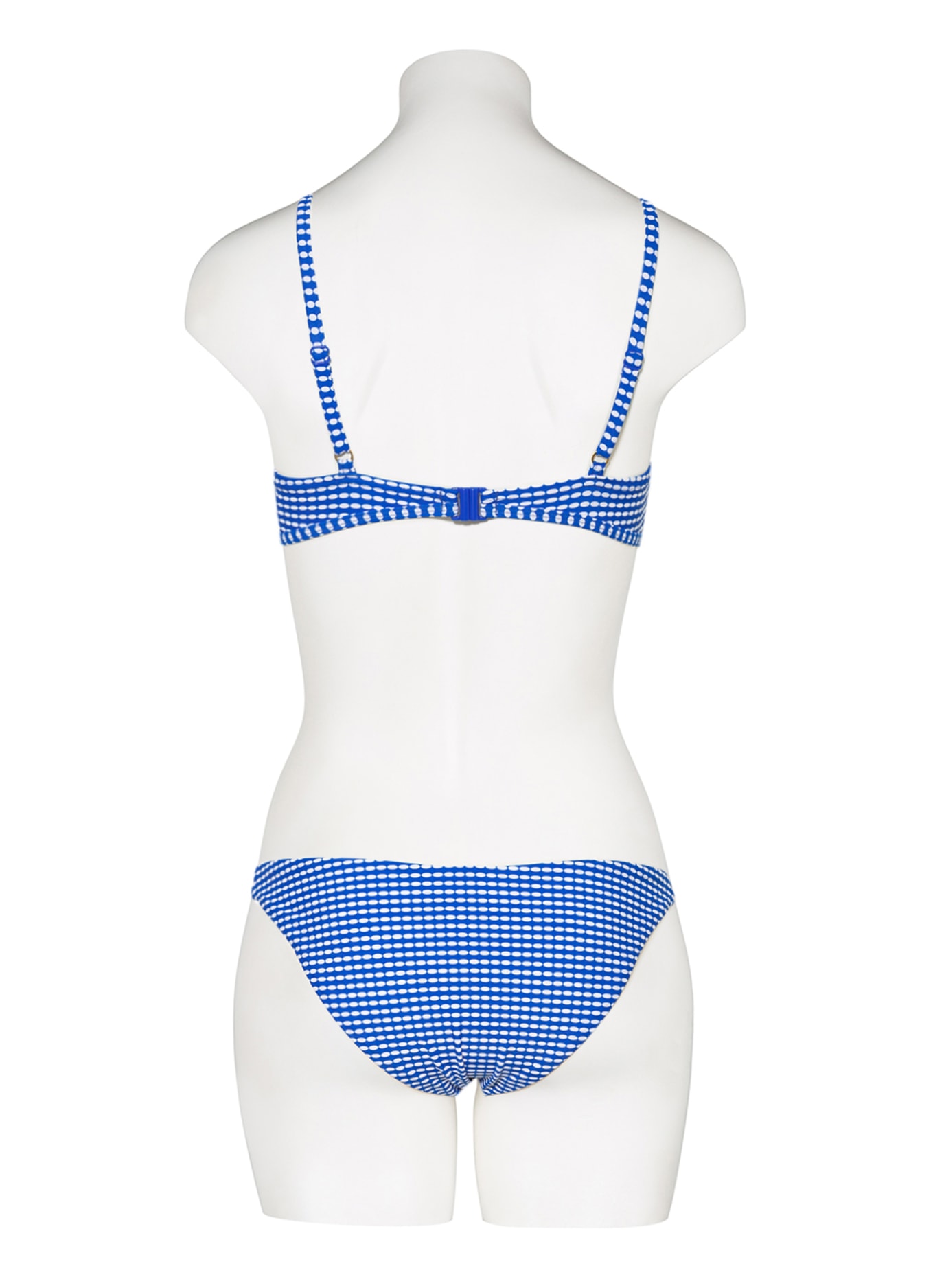 Hot Stuff Bustier-Bikini-Top, Farbe: BLAU/ WEISS (Bild 3)