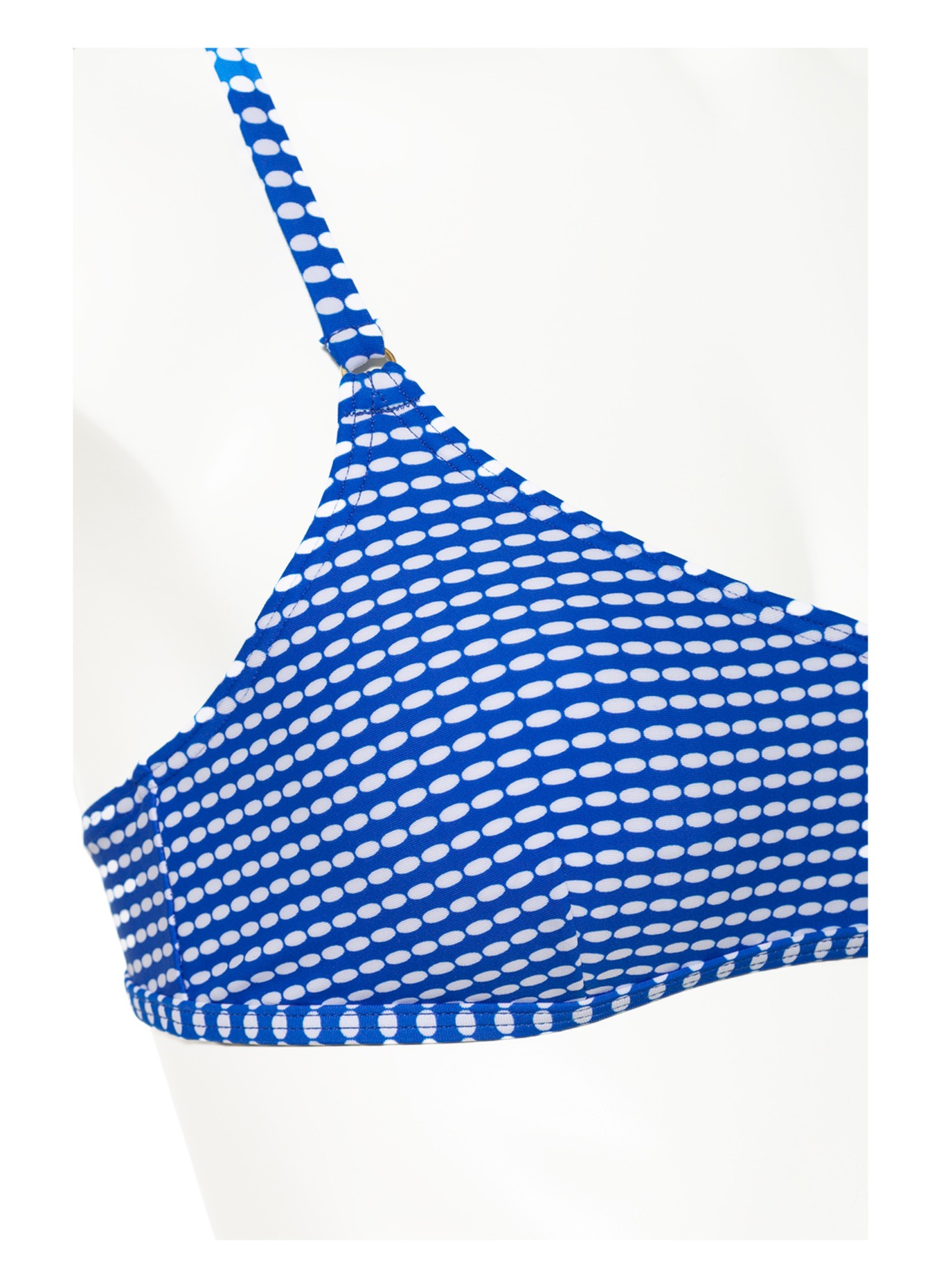 Hot Stuff Bustier-Bikini-Top, Farbe: BLAU/ WEISS (Bild 4)