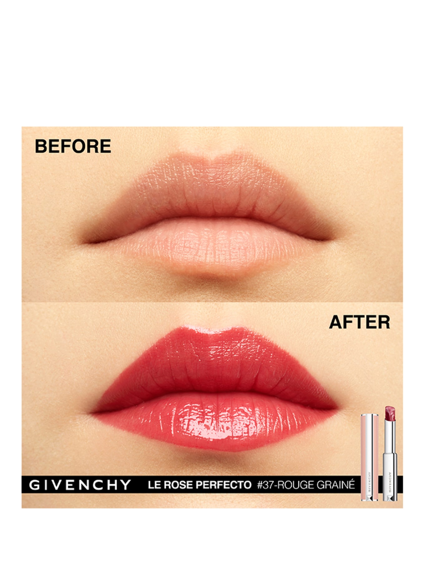 GIVENCHY ROSE PERFECTO: N37 ROUGE GRAINÉ