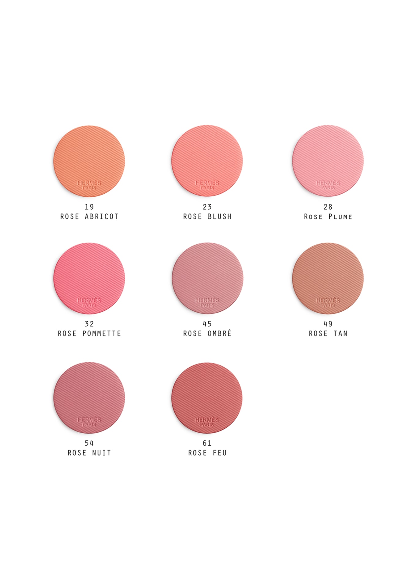 HERMÈS HERMÈS ROSE: 28 ROSE PLUME