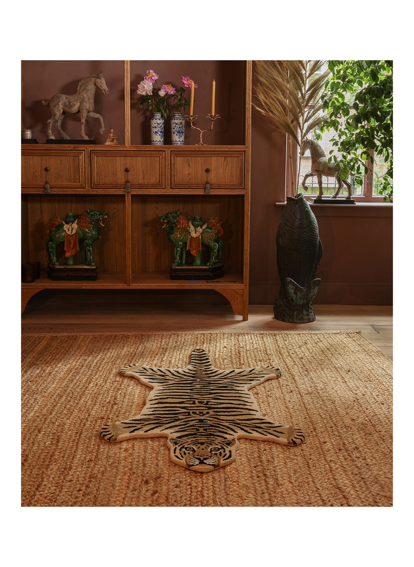 Doing GOODS Teppich TIGER LARGE, Farbe: BEIGE/ SCHWARZ/ BRAUN (Bild 4)
