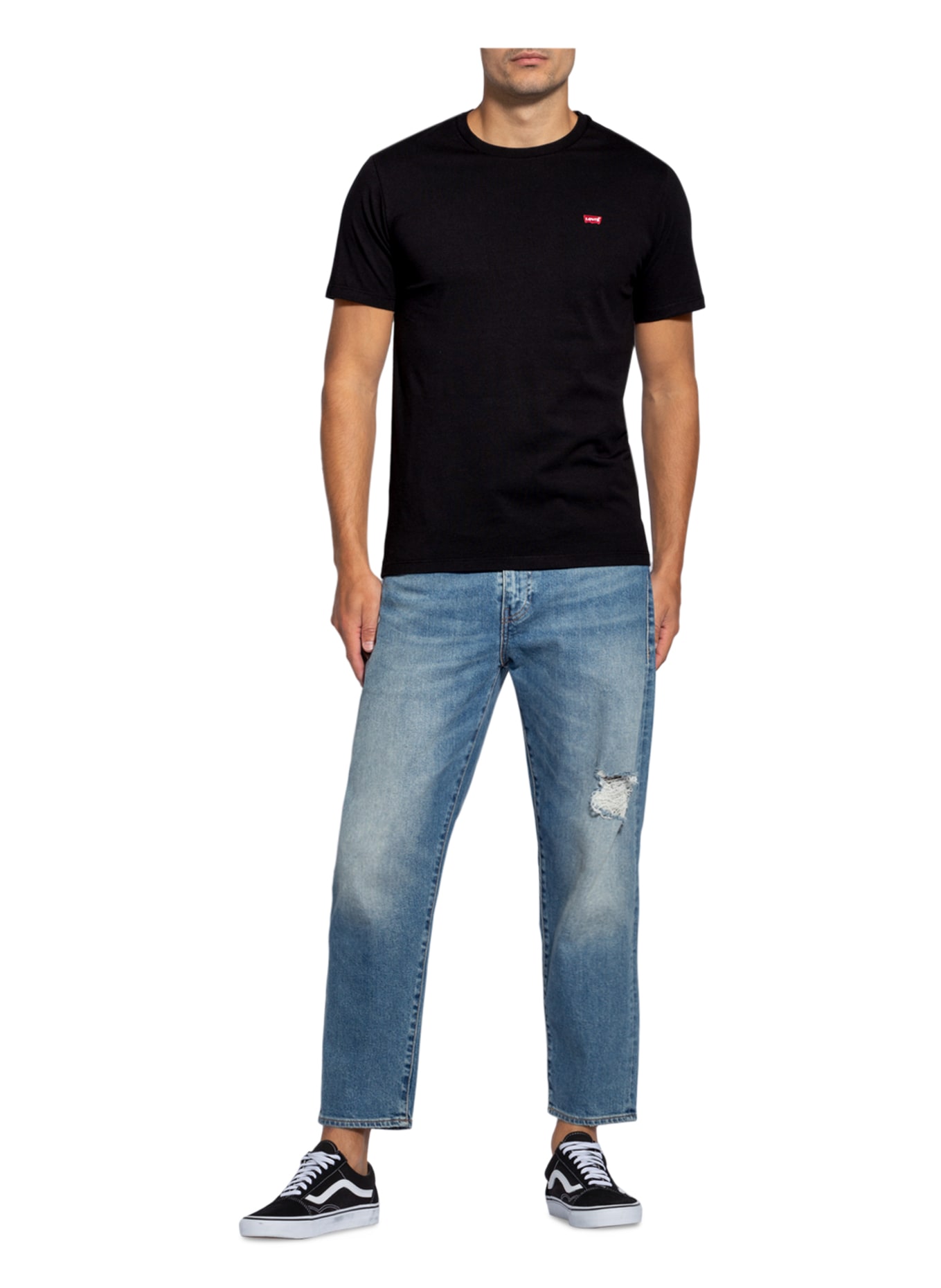 Levi's® T-shirt, Color: BLACK (Image 2)