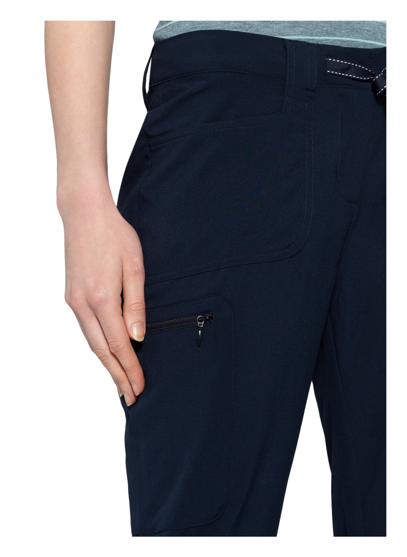 me°ru' Outdoor trousers CARTAGENA , Color: DARK BLUE (Image 5)