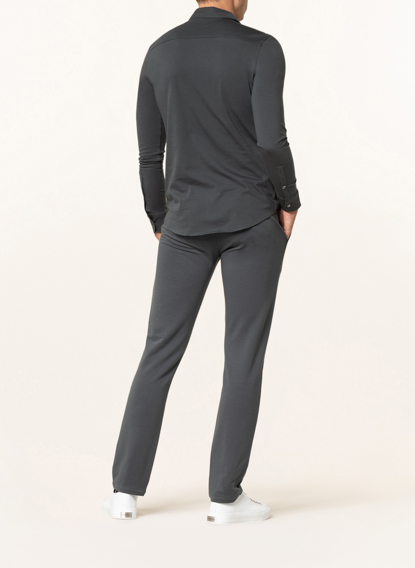 Stefan Brandt Jerseyhemd OTIS Slim Fit, Farbe: GRAU (Bild 3)