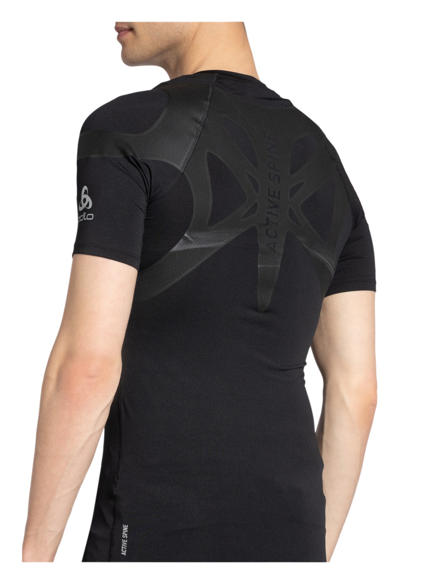 odlo Running shirt ACTIVE SPINE 2.0, Color: BLACK (Image 4)