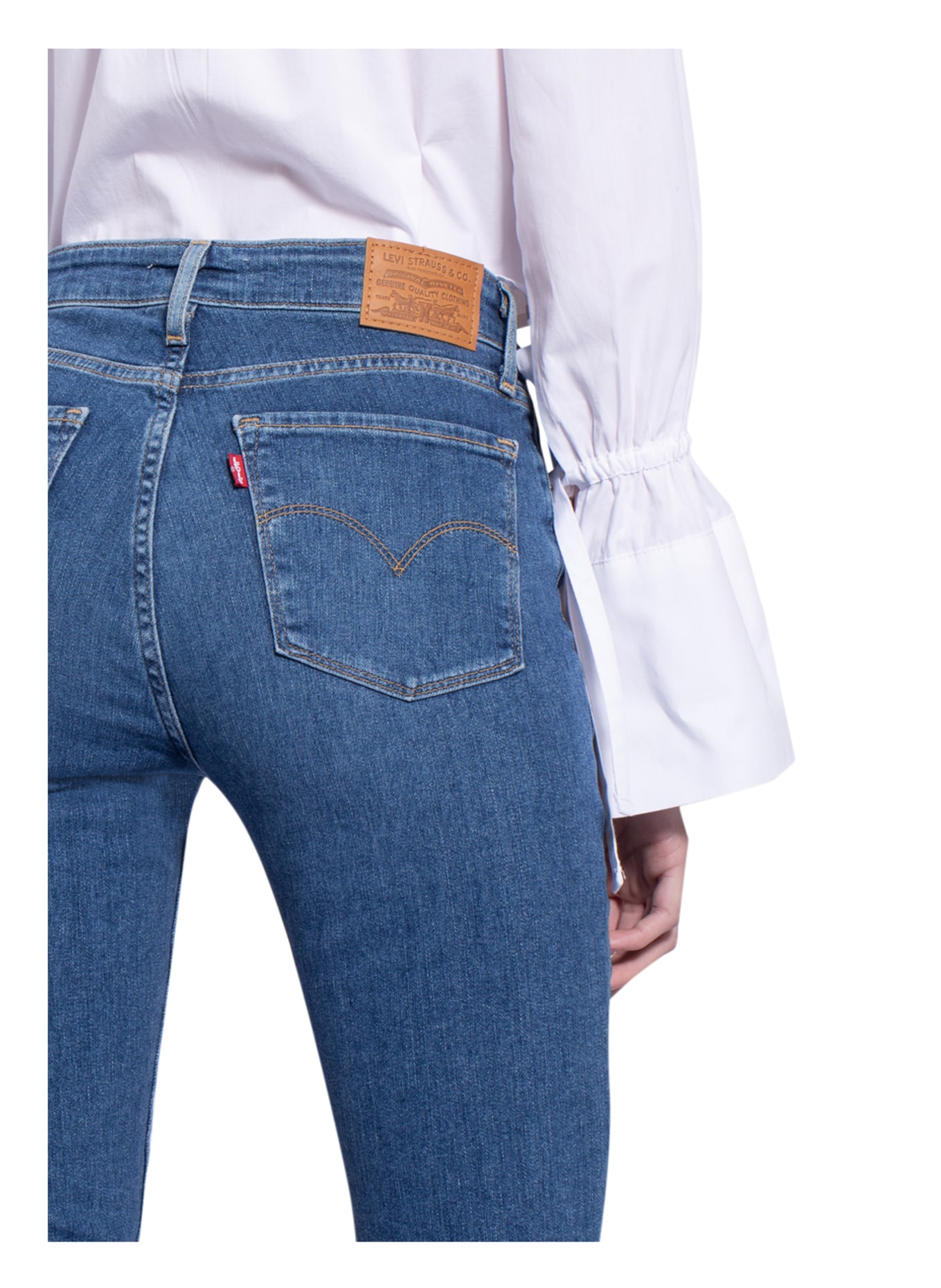 Levi's® Skinny Jeans 721, Farbe: 22 Med Indigo - Worn In (Bild 5)