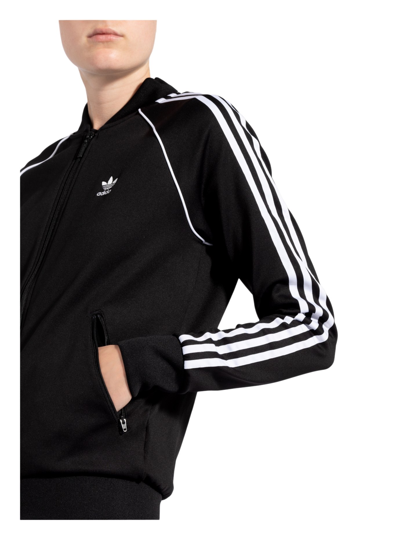 adidas Originals Training jacket PRIMEBLUE SST ORIGINALS, Color: BLACK/ WHITE (Image 4)