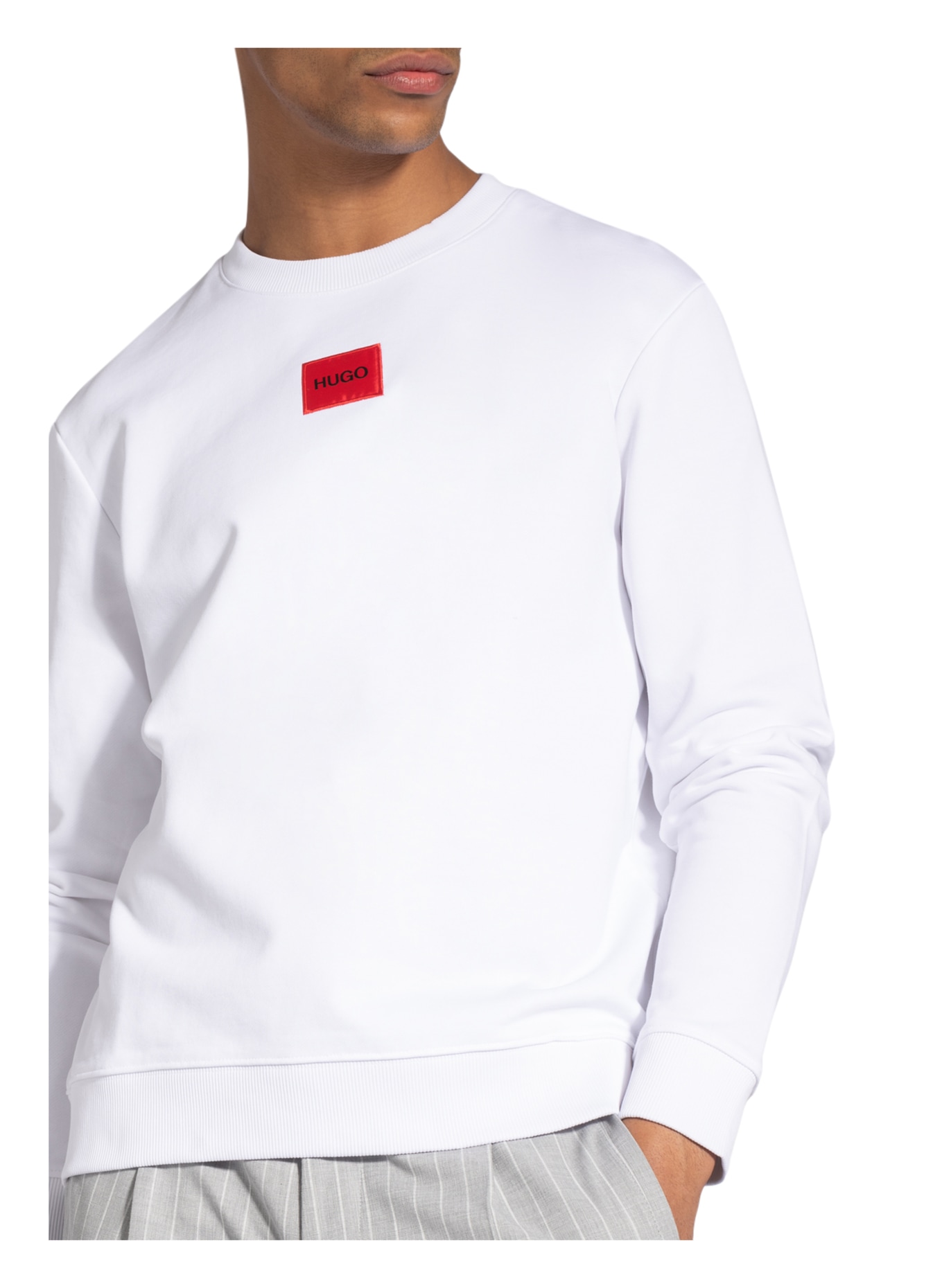 HUGO Sweatshirt DIRAGOL, Farbe: WEISS (Bild 4)