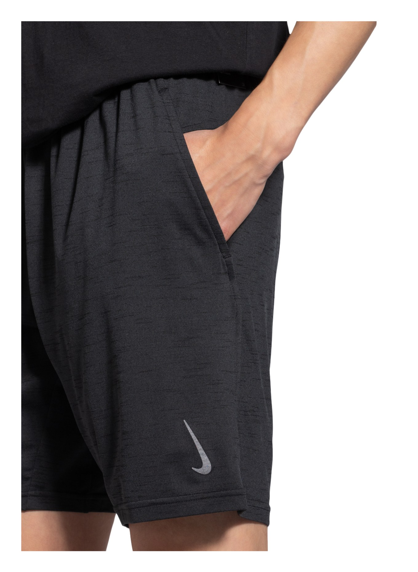 Nike Tréninkové šortky YOGA DRI-FIT, Barva: TMAVĚ ŠEDÁ/ ČERNÁ (Obrázek 5)