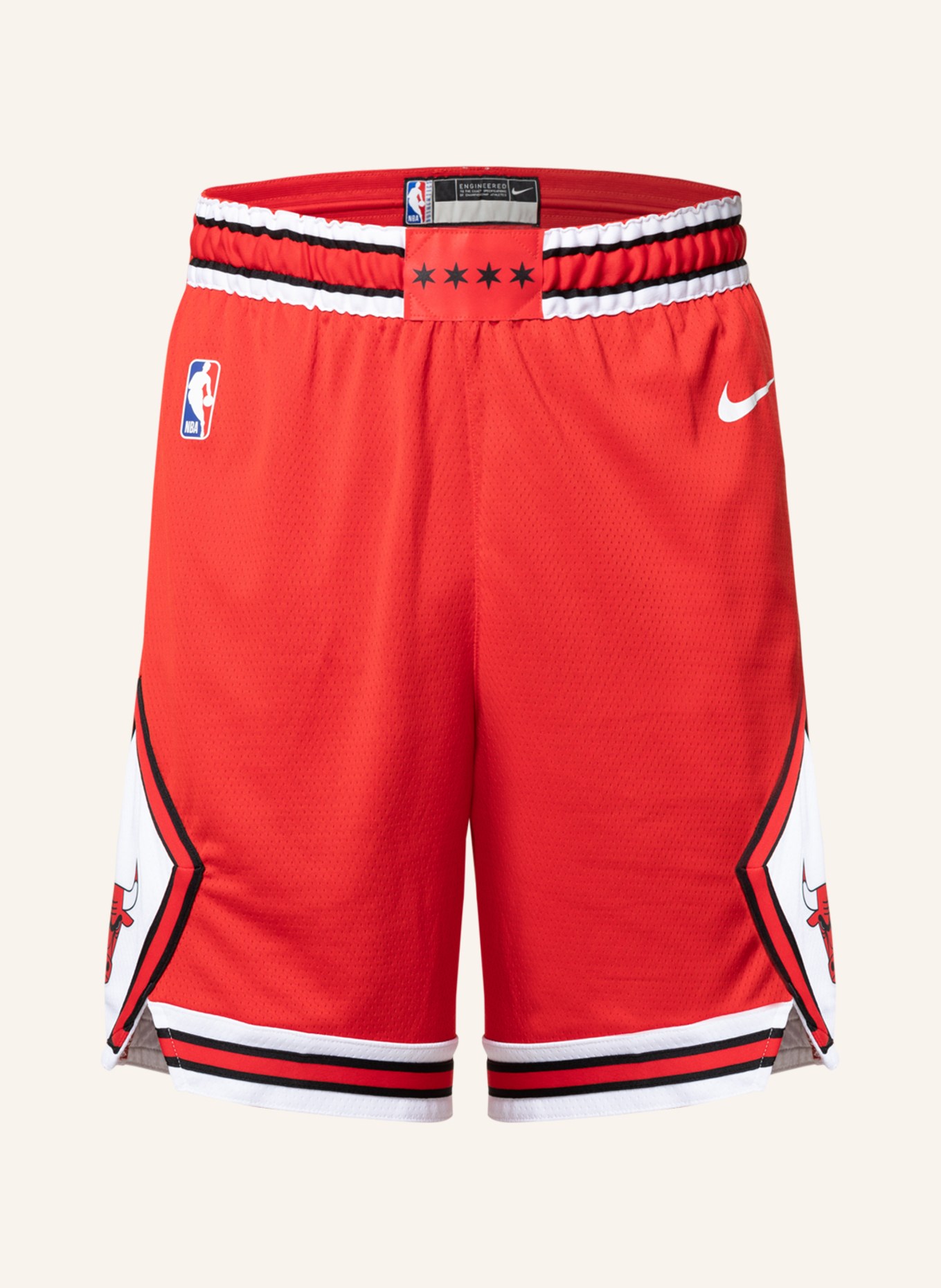 Nike Basketballshorts COURTSIDE HERITAGE, Farbe: ROT/ WEISS/ SCHWARZ (Bild 1)