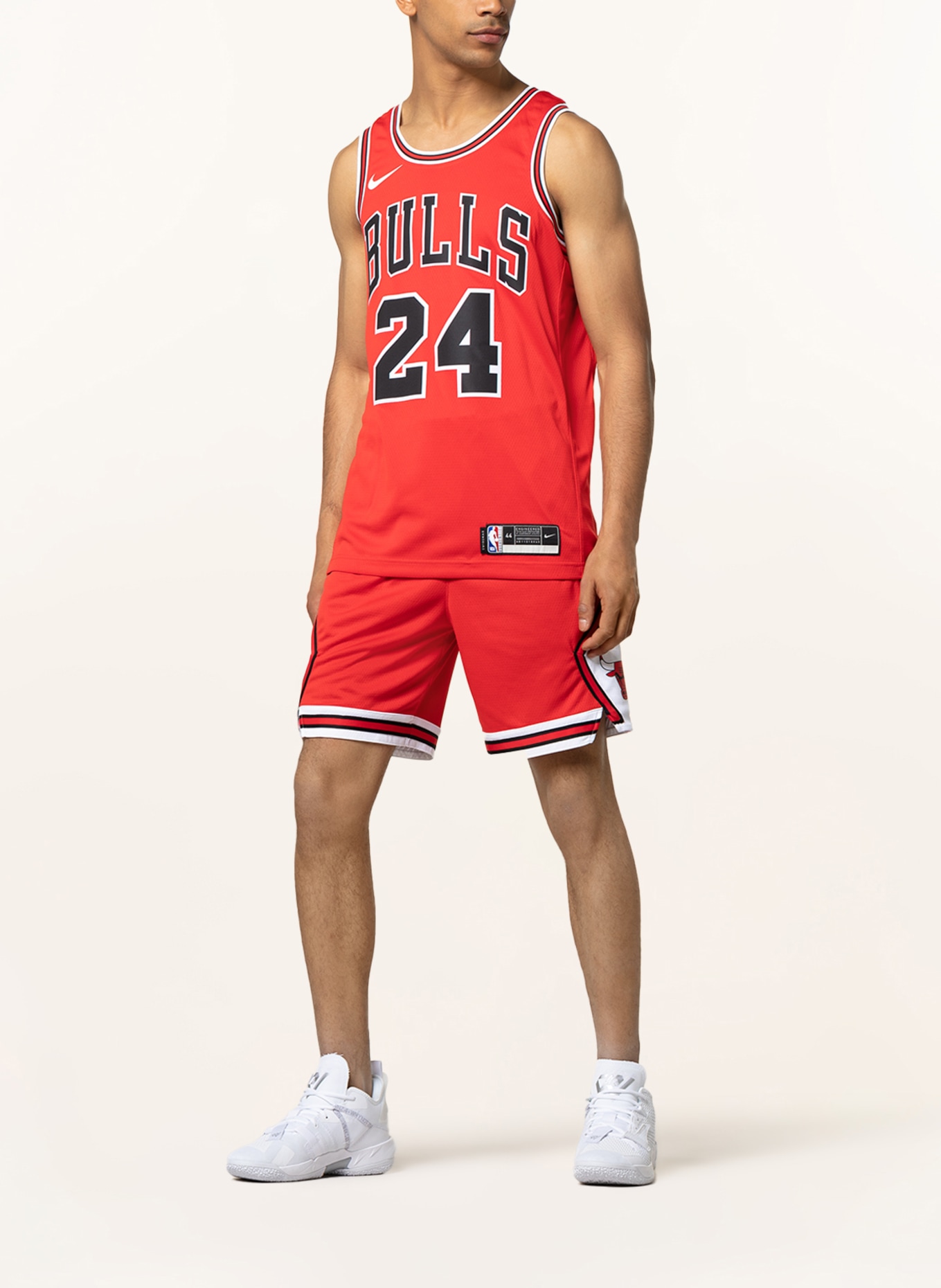 Nike Basketballshorts COURTSIDE HERITAGE, Farbe: ROT/ WEISS/ SCHWARZ (Bild 2)
