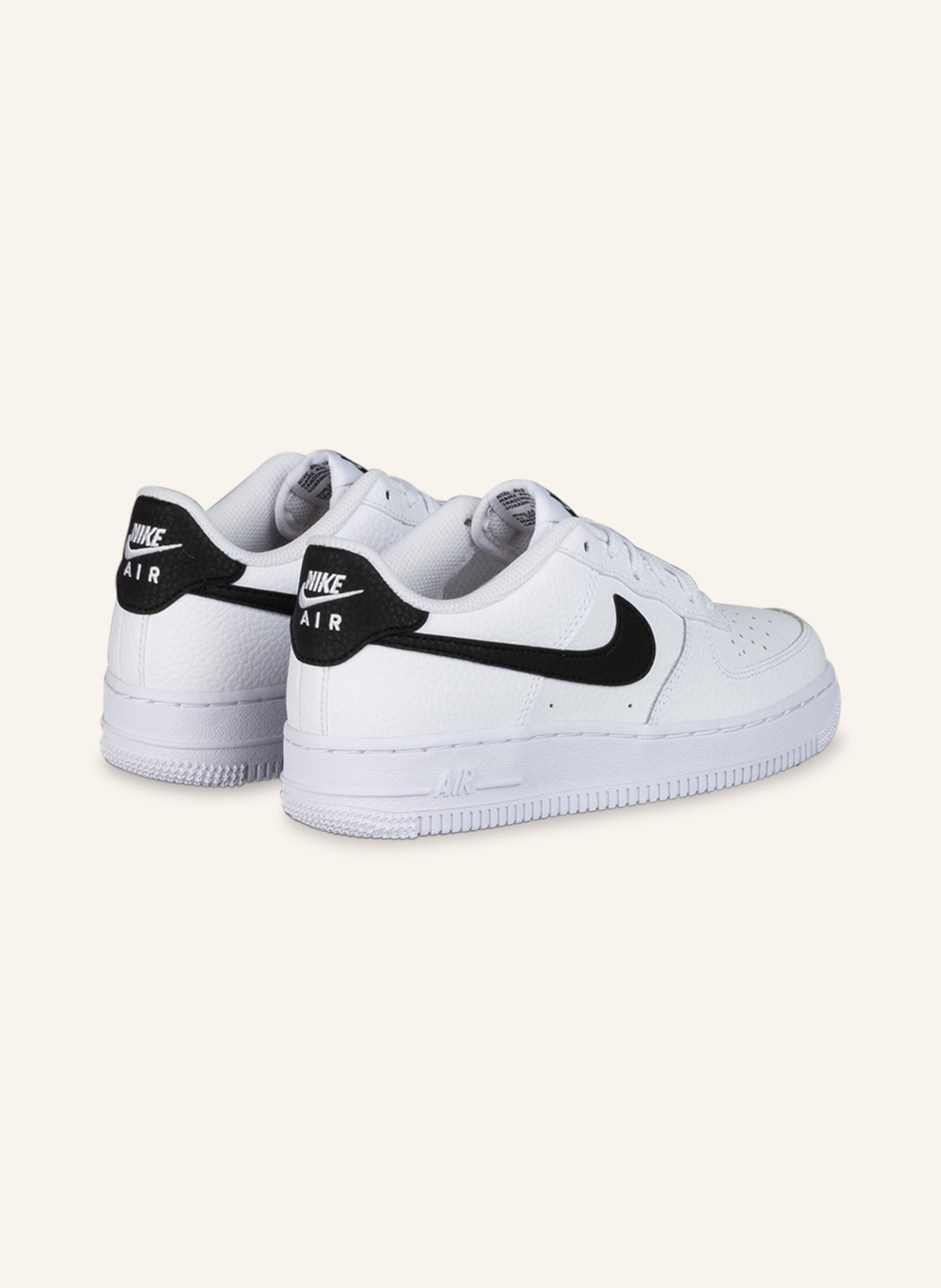 Nike Sneaker AIR FORCE 1: 100 WHITE/BLACK