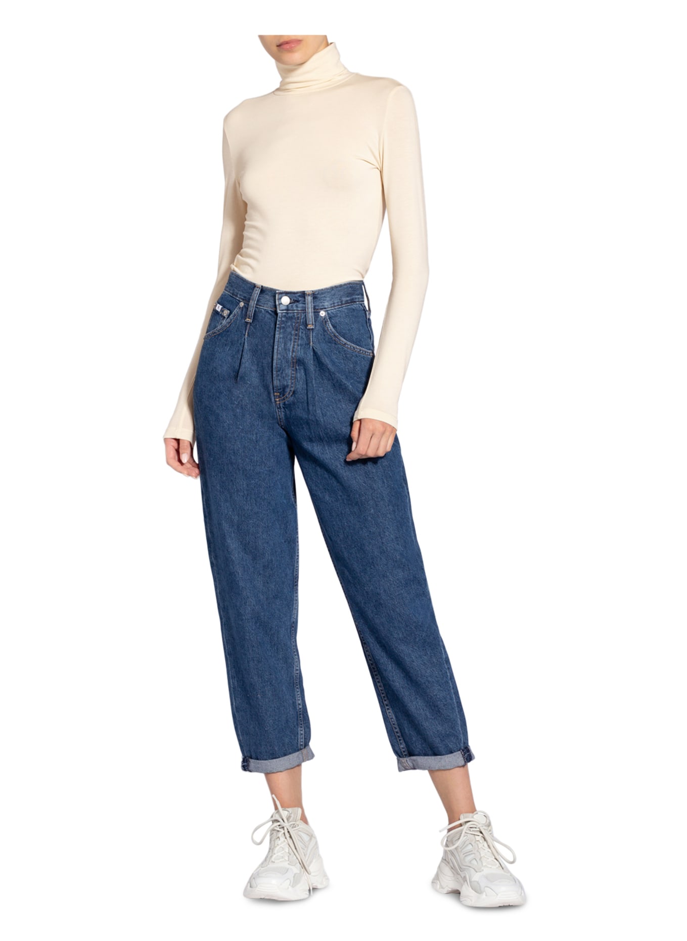 Calvin Klein Jeans Jeansy 7/8 , Kolor: 1A4 DENIM MEDIUM (Obrazek 2)