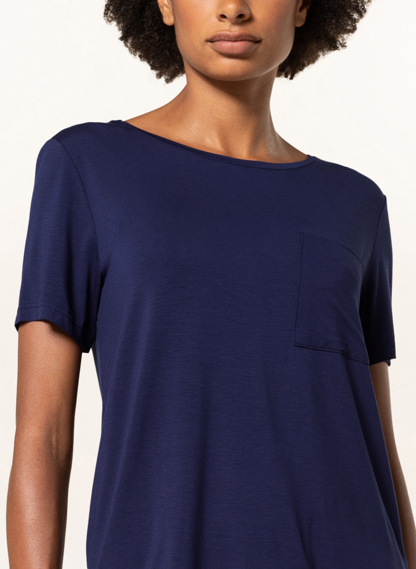 mey Pajama shirt series SLEEPY & EASY: DARK BLUE