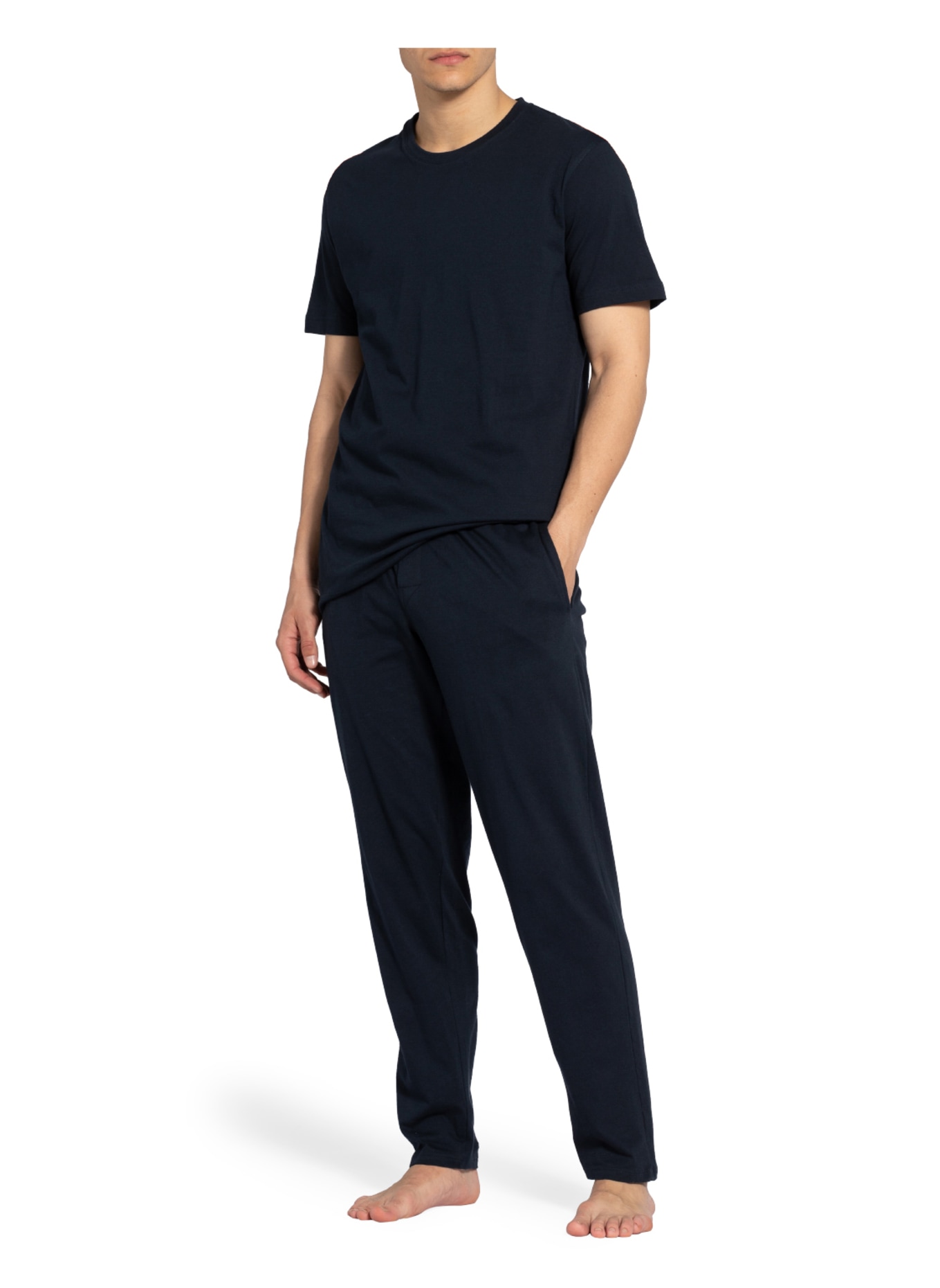 STROKESMAN'S Pajama shirt, Color: DARK BLUE (Image 2)