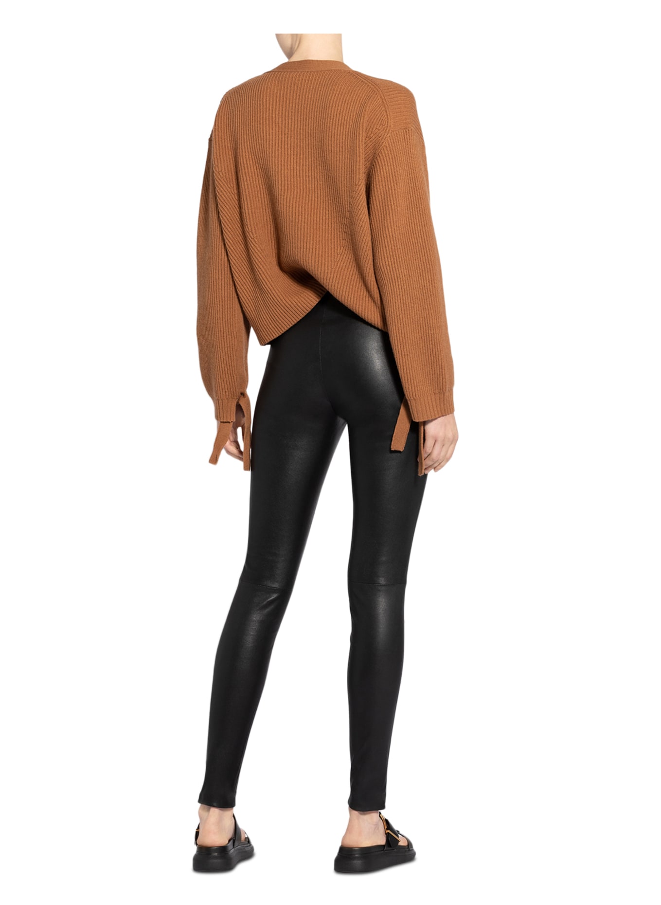 rosemunde Leather trousers, Color: BLACK (Image 3)