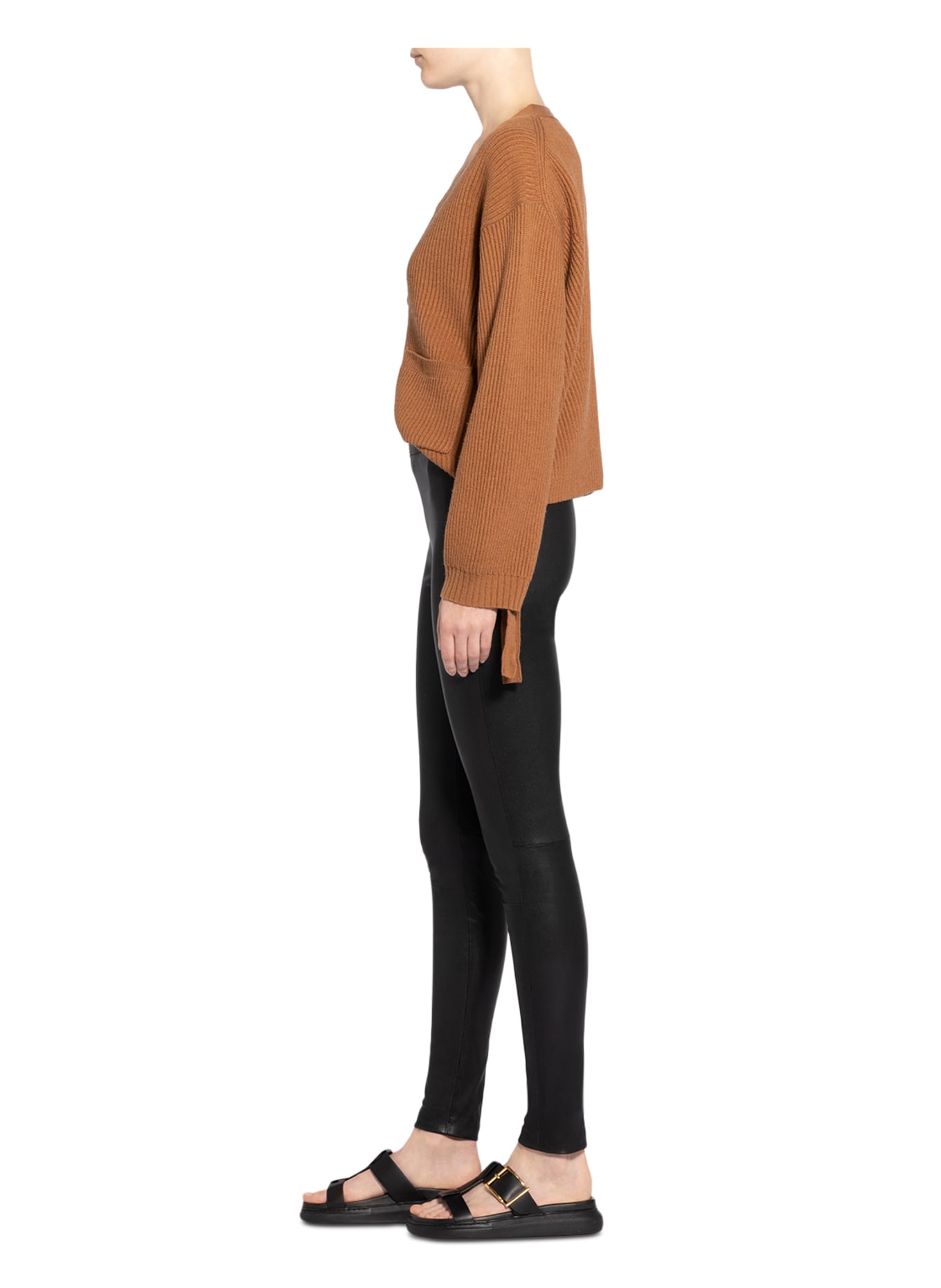 rosemunde Leather trousers, Color: BLACK (Image 4)