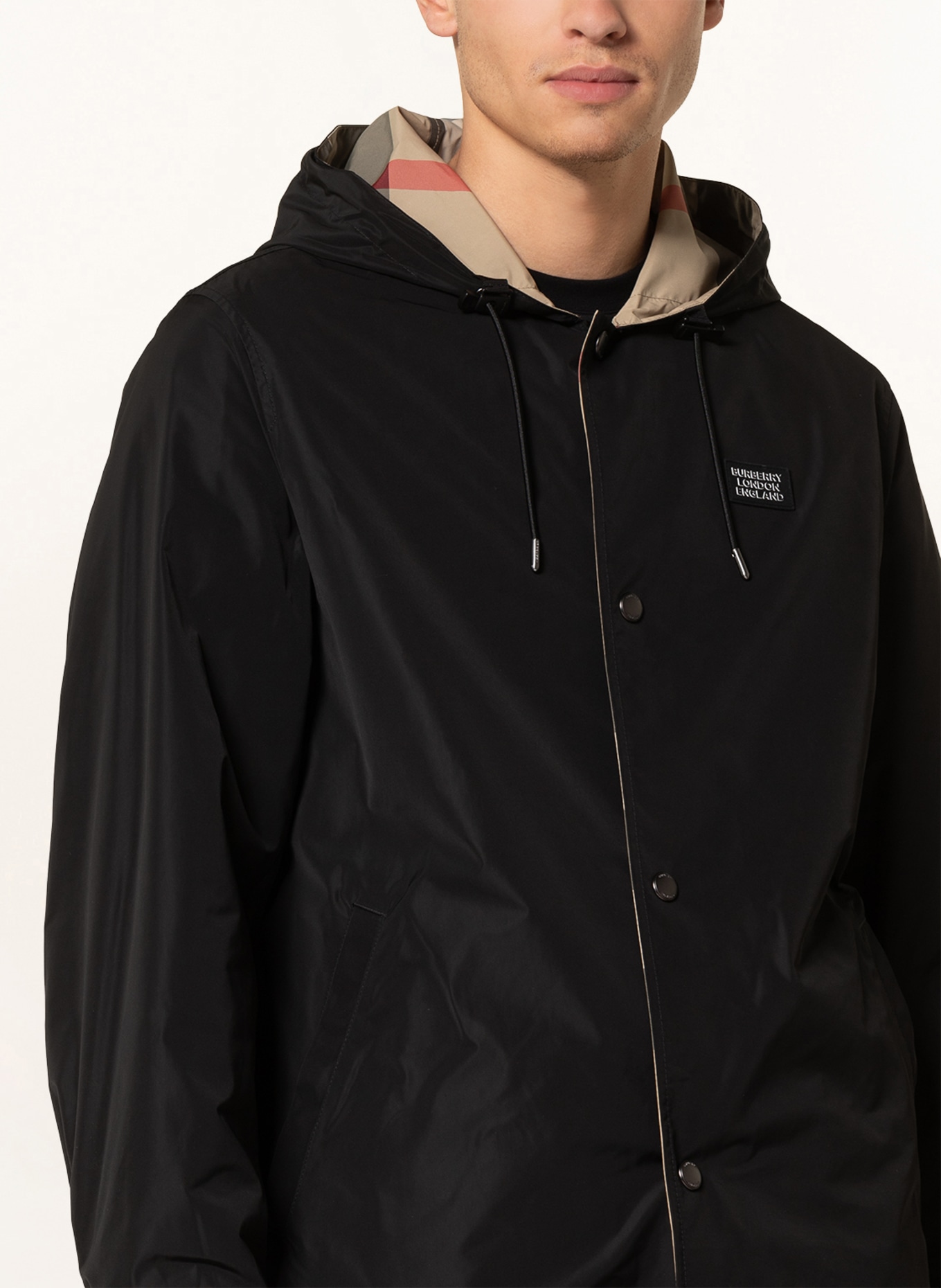BURBERRY Jacket ELMHURST reversible, Color: BLACK (Image 6)
