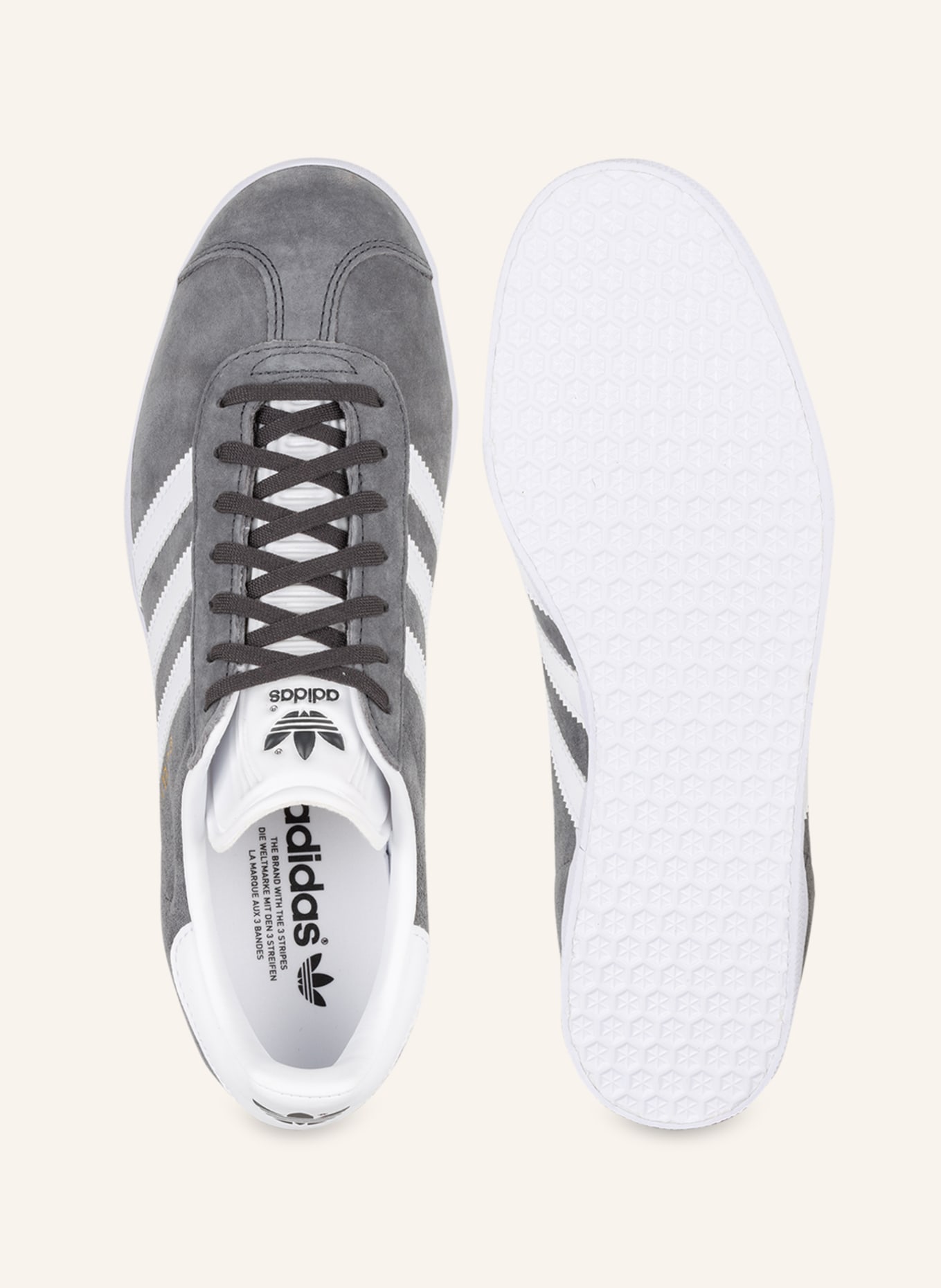adidas Originals Sneaker GAZELLE , Farbe: DUNKELGRAU/ WEISS (Bild 5)