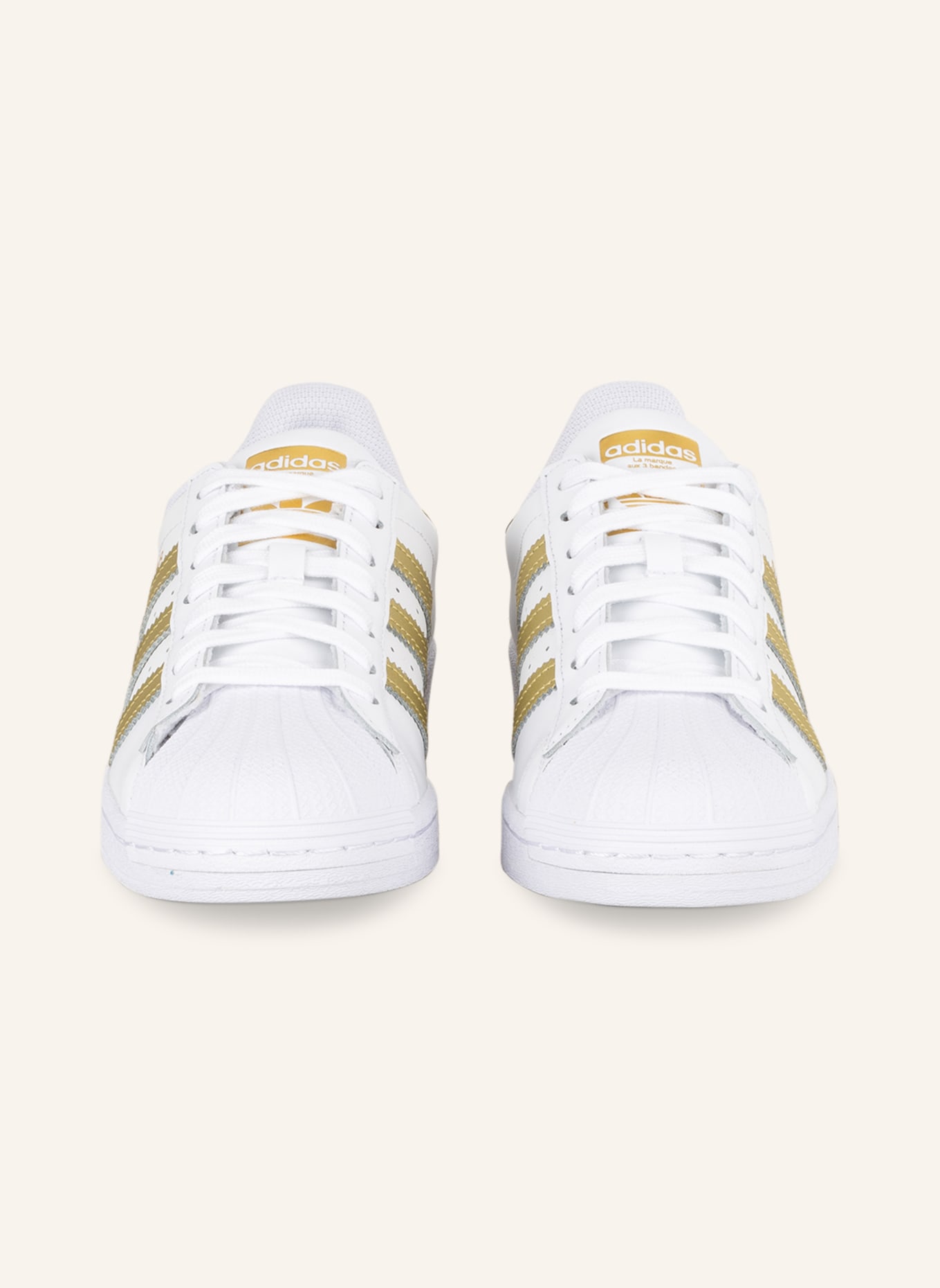 adidas Originals Sneaker SUPERSTAR , Farbe: WEISS/ GOLD (Bild 3)