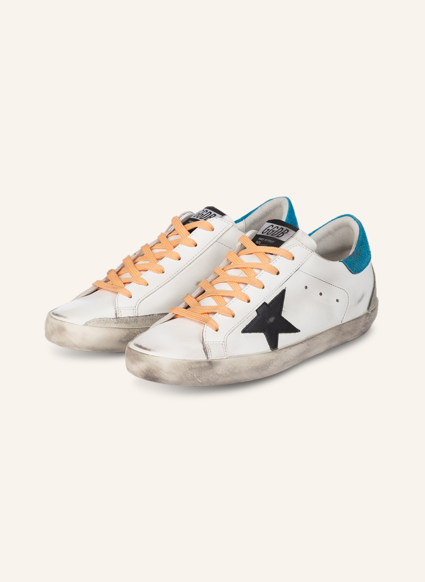 GOLDEN GOOSE Sneaker SUPER-STAR, Farbe: WEISS (Bild 1)