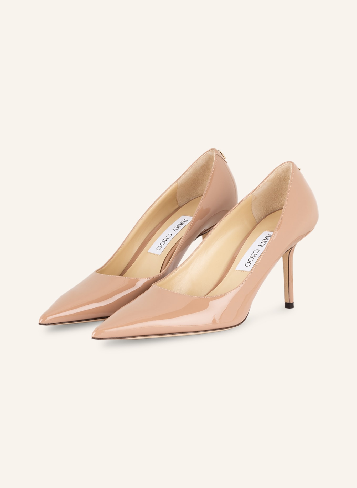 JIMMY CHOO Patent pumps LOVE 85, Color: NUDE (Image 1)