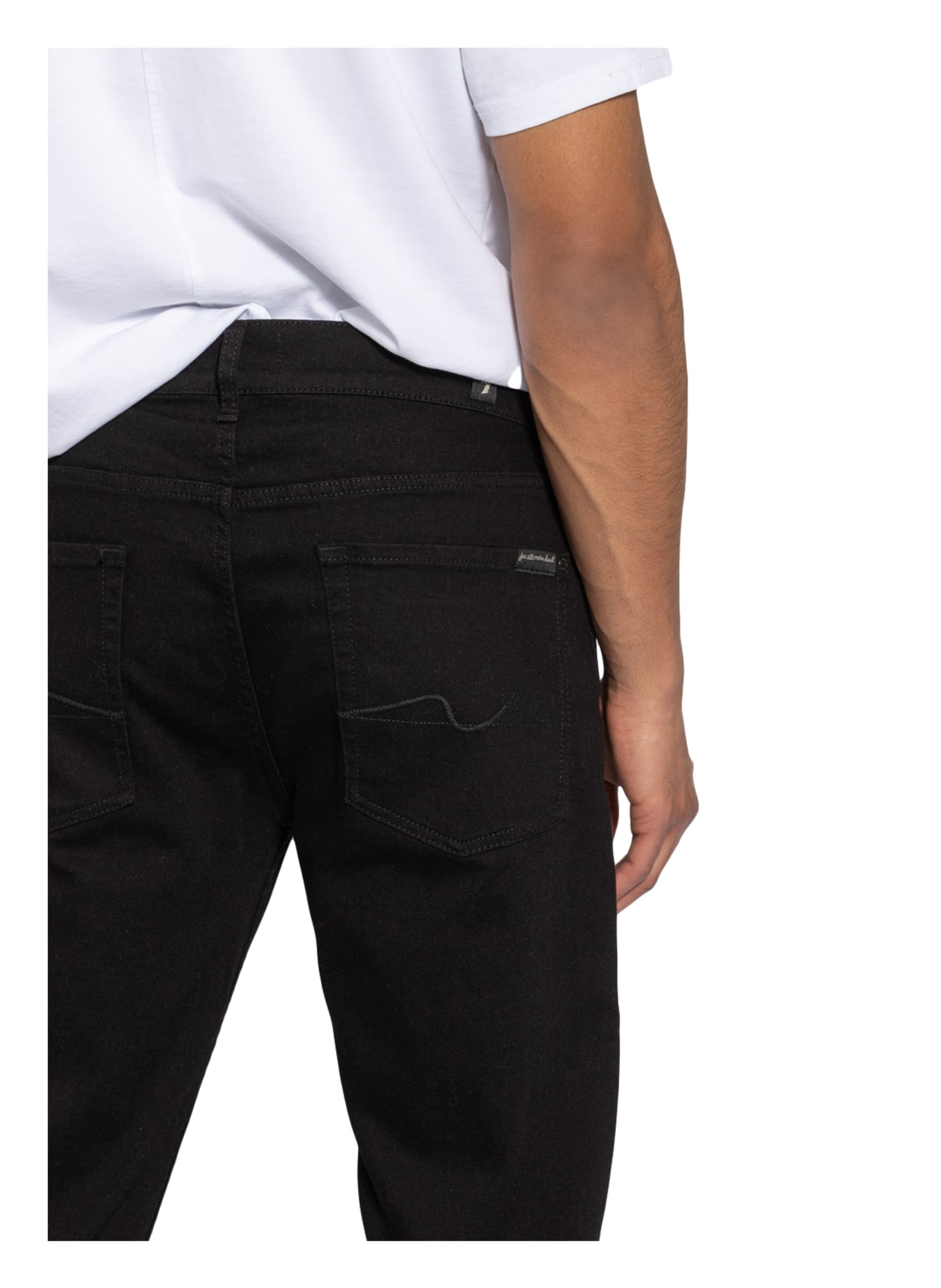 7 for all mankind Jeans SLIMMY Slim Fit, Farbe: BLACK (Bild 5)