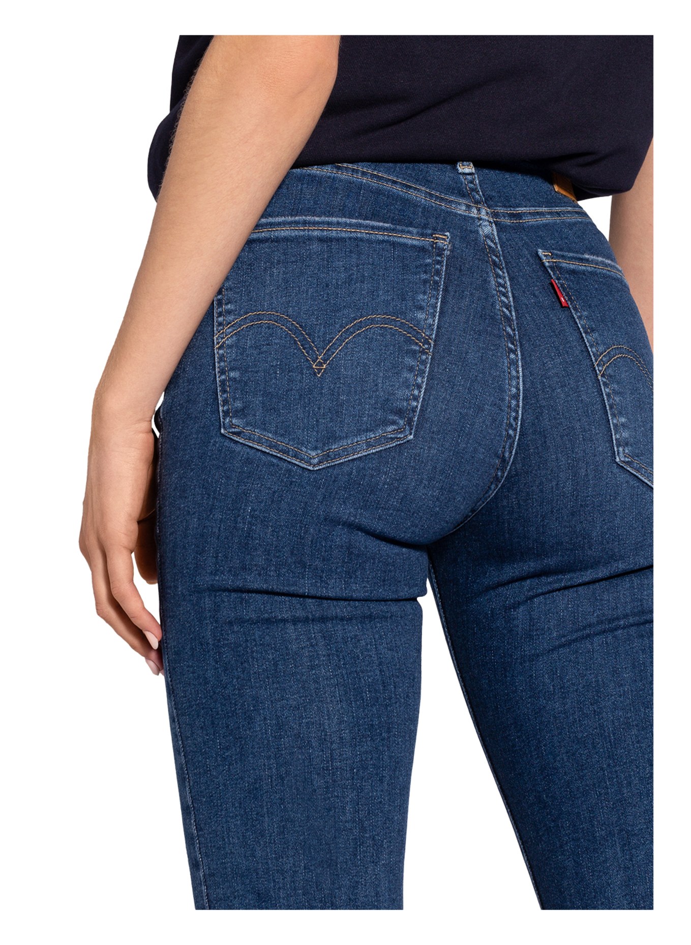 Levi's® Skinny Jeans MILE HIGH SUPER SKINNY, Farbe: 94 Dark Indigo - Worn In (Bild 5)