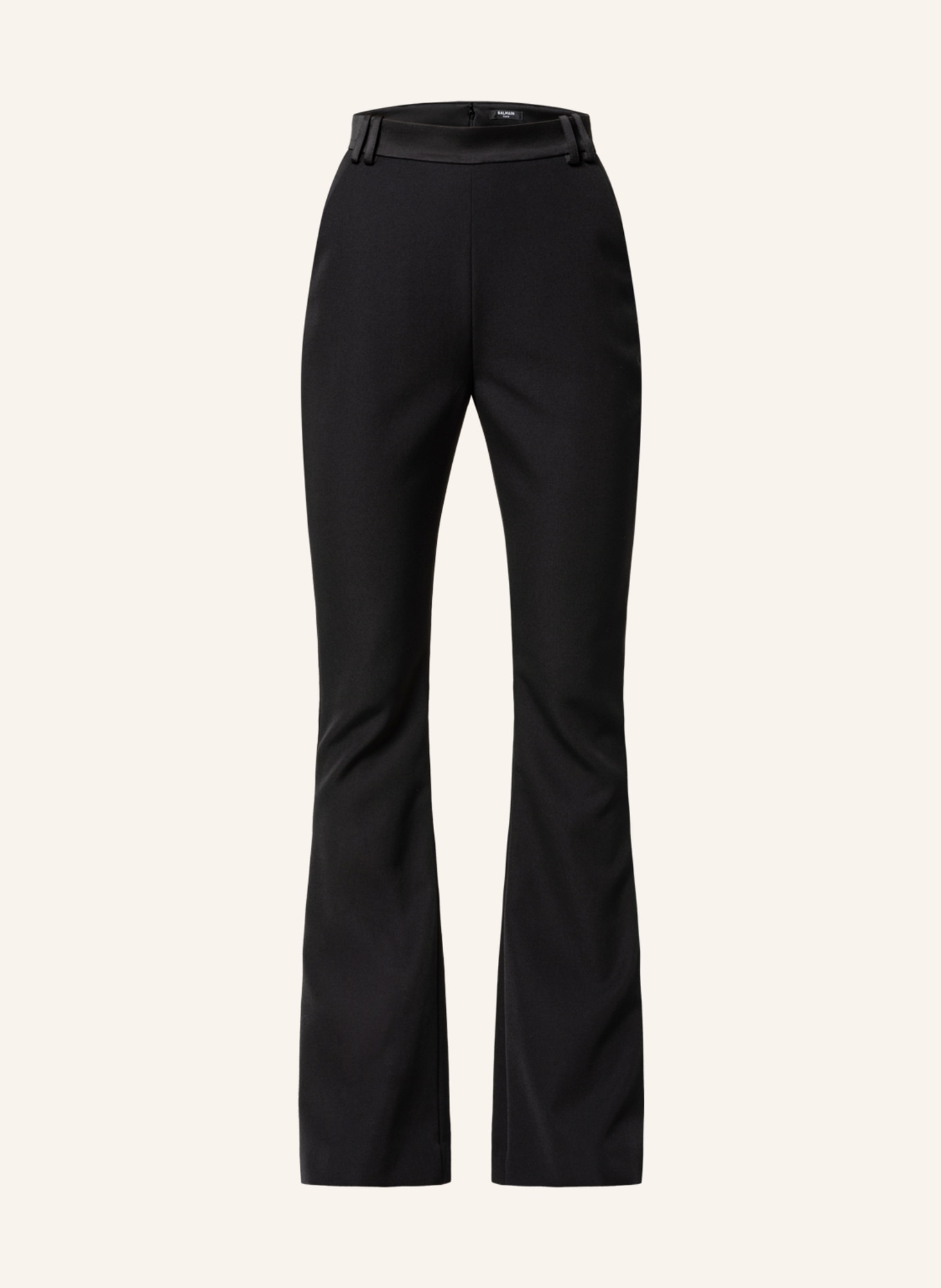 BALMAIN Trousers with tuxedo stripes, Color: BLACK (Image 1)