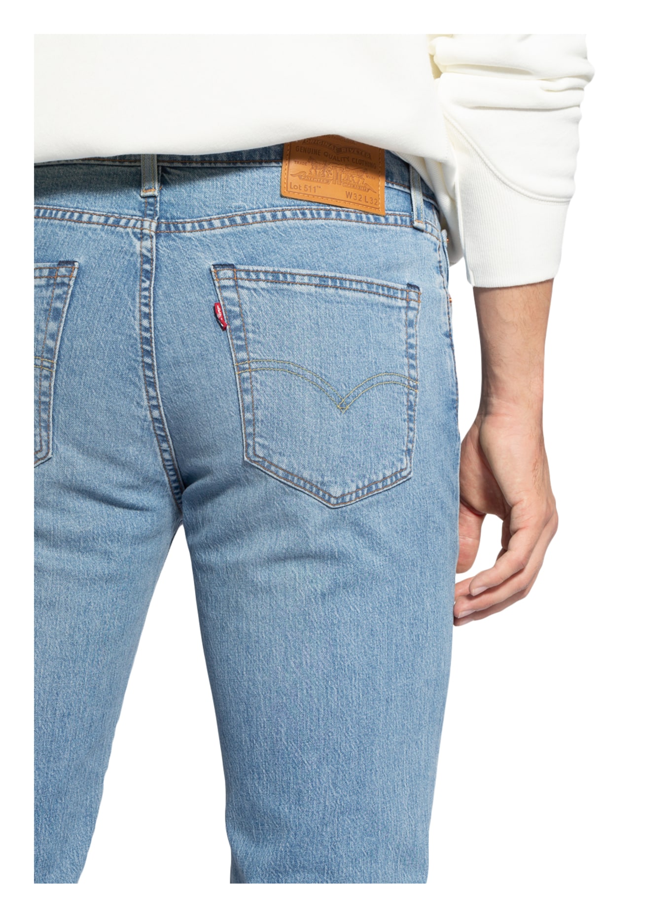 Levi's® Jeans 511 slim fit, Color: 54 Light Indigo - Worn In (Image 5)
