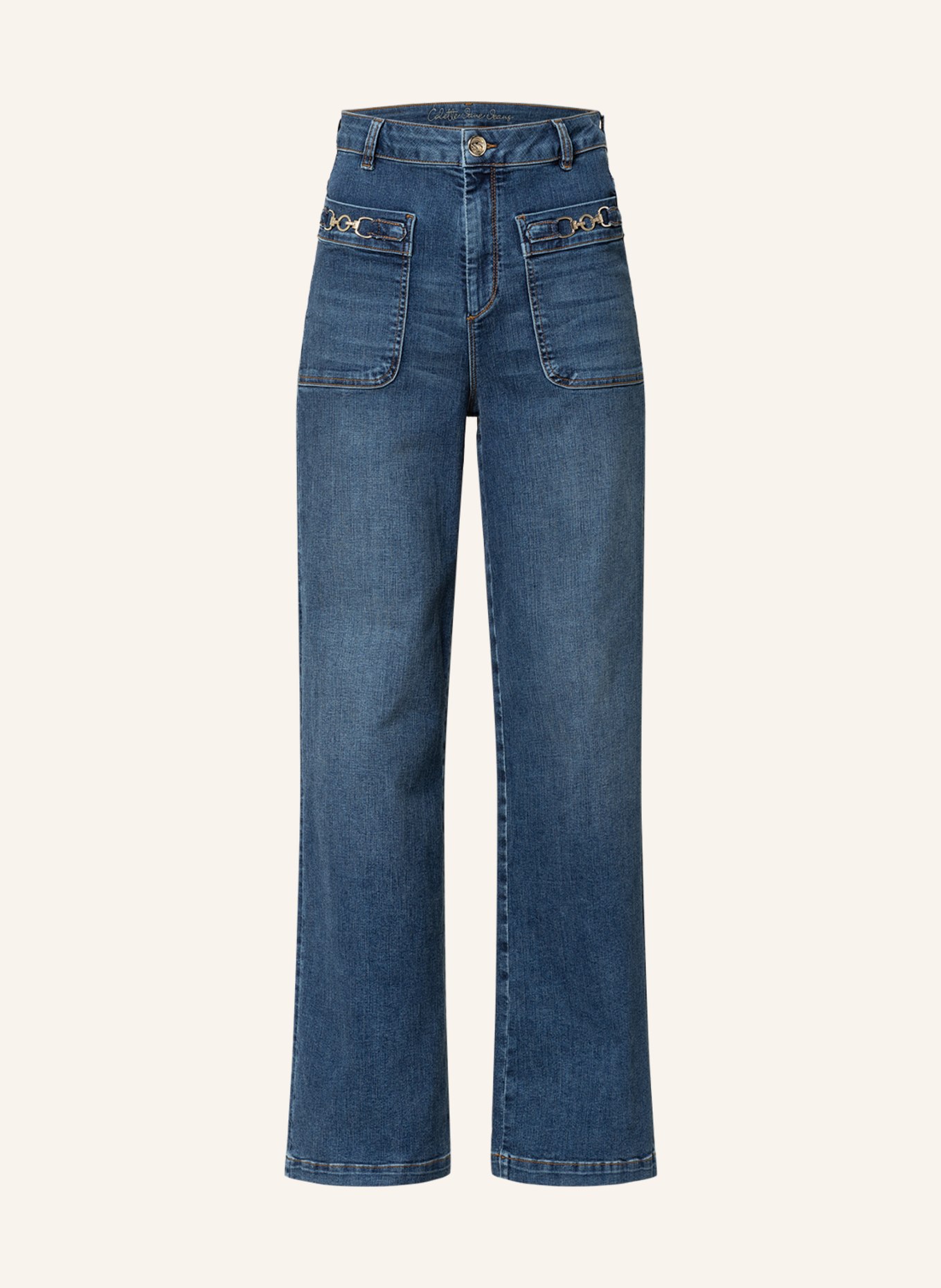MOS MOSH Flared Jeans COLETTE JANE: 401 BLUE