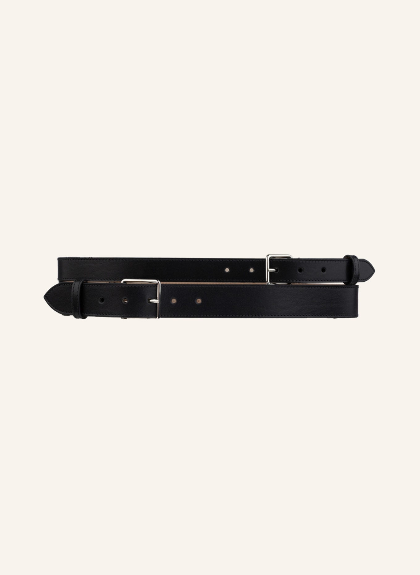 Alexander McQUEEN Leather belt, Color: BLACK (Image 2)