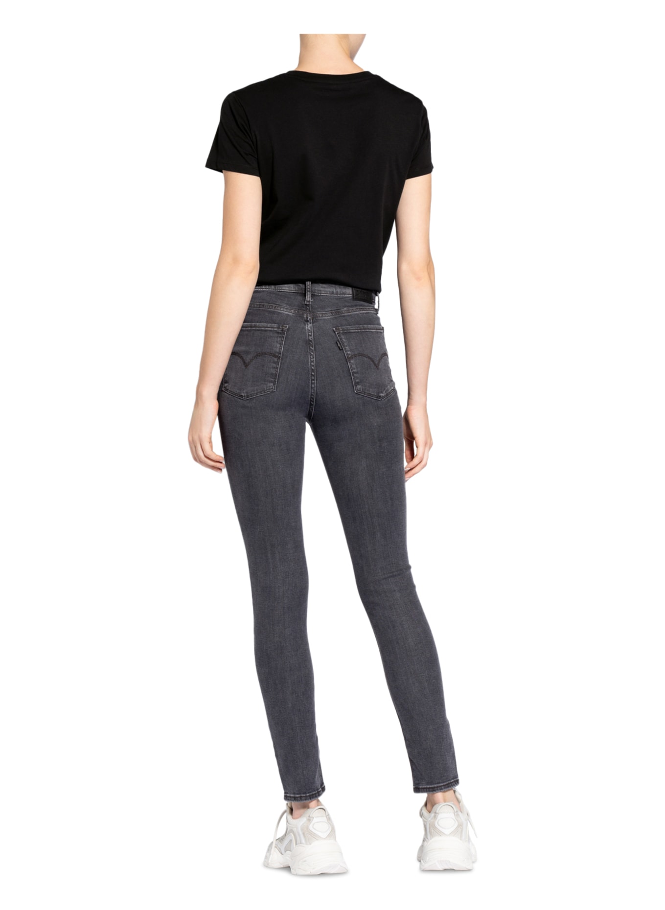 Levi's® Skinny Jeans 721, Farbe: 54 Blacks (Bild 3)