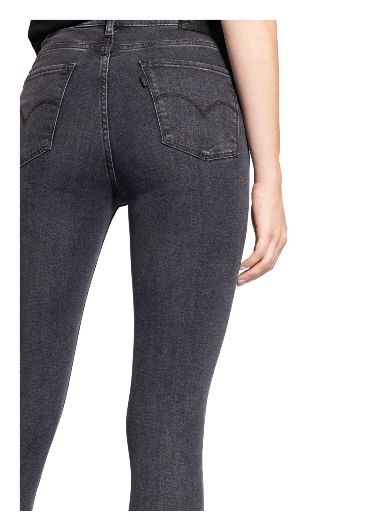 Levi's® Skinny Jeans 721, Farbe: 54 Blacks (Bild 5)