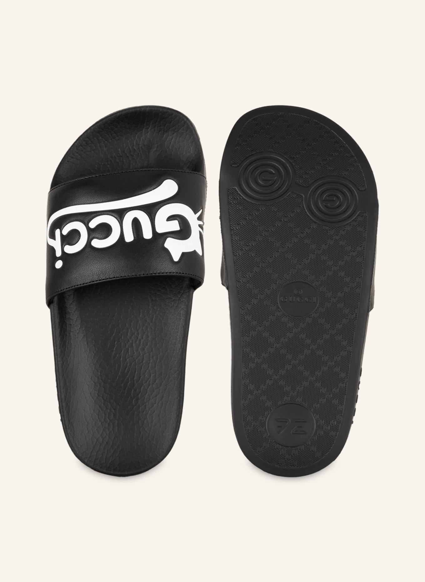 GUCCI Pantoletten: 1000 NERO