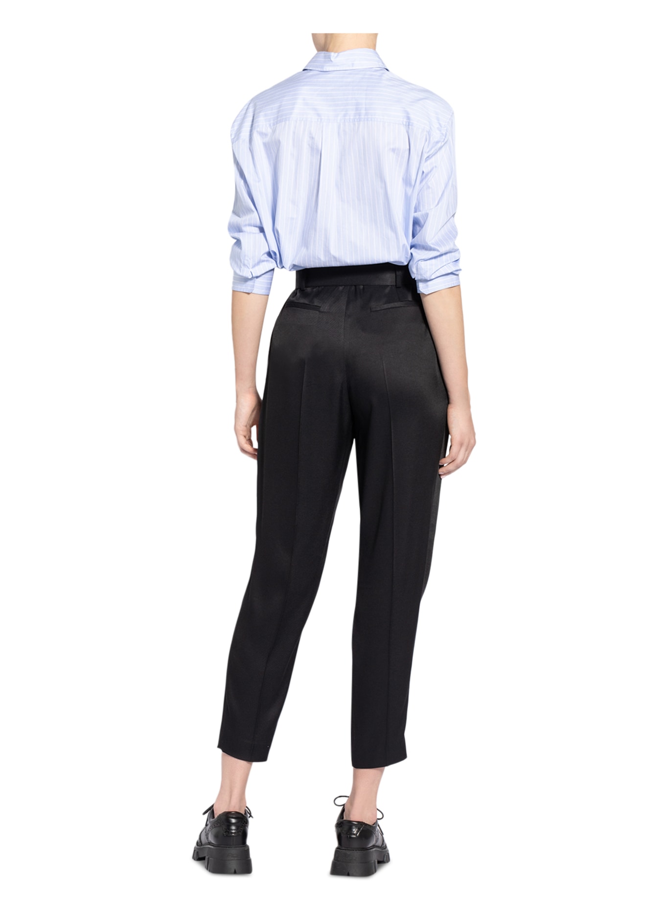 HUGO Trousers HERETA, Color: BLACK (Image 3)