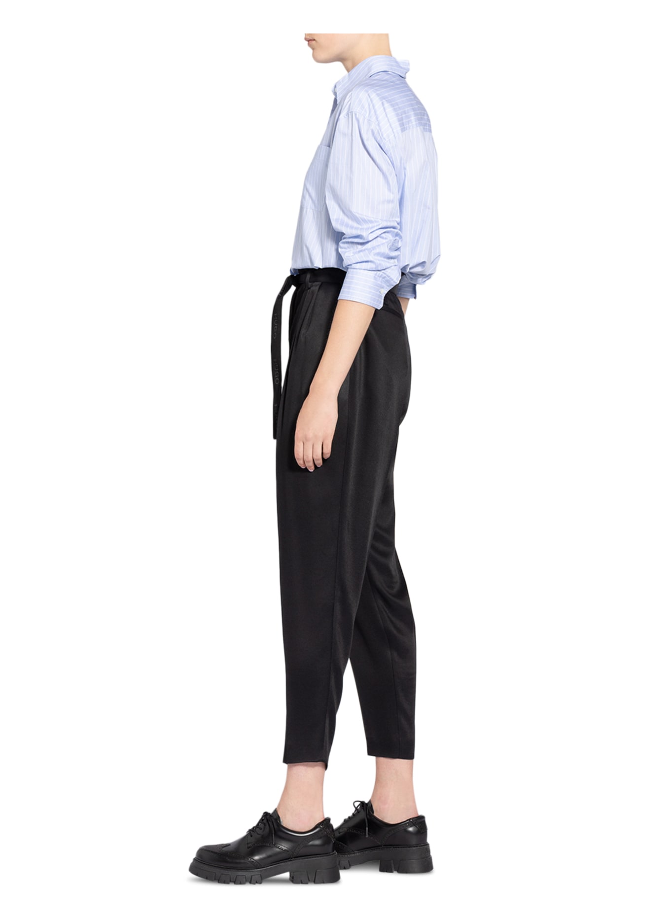 HUGO Trousers HERETA, Color: BLACK (Image 4)