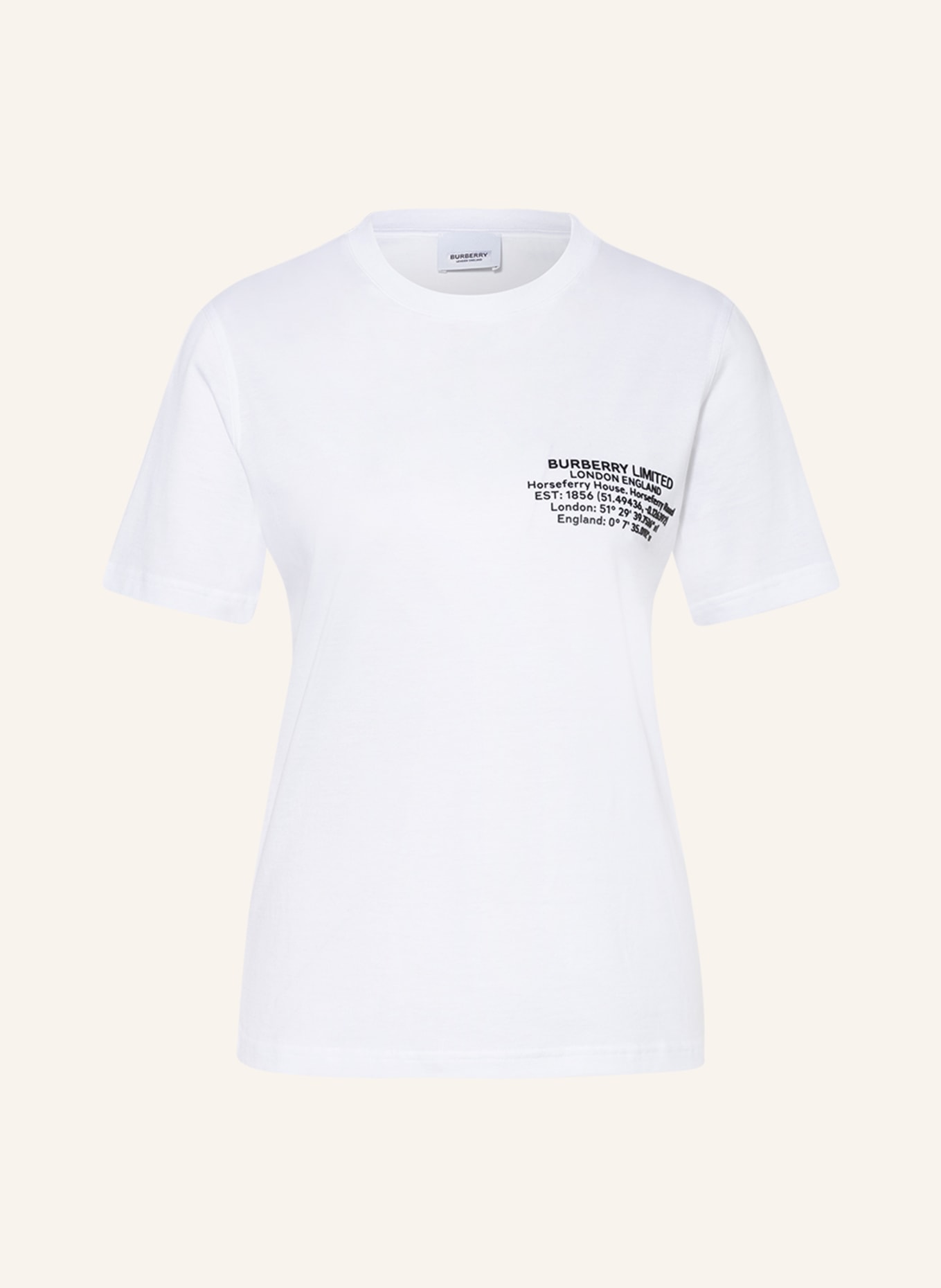 BURBERRY T-Shirt JEMMA, Farbe: WEISS (Bild 1)