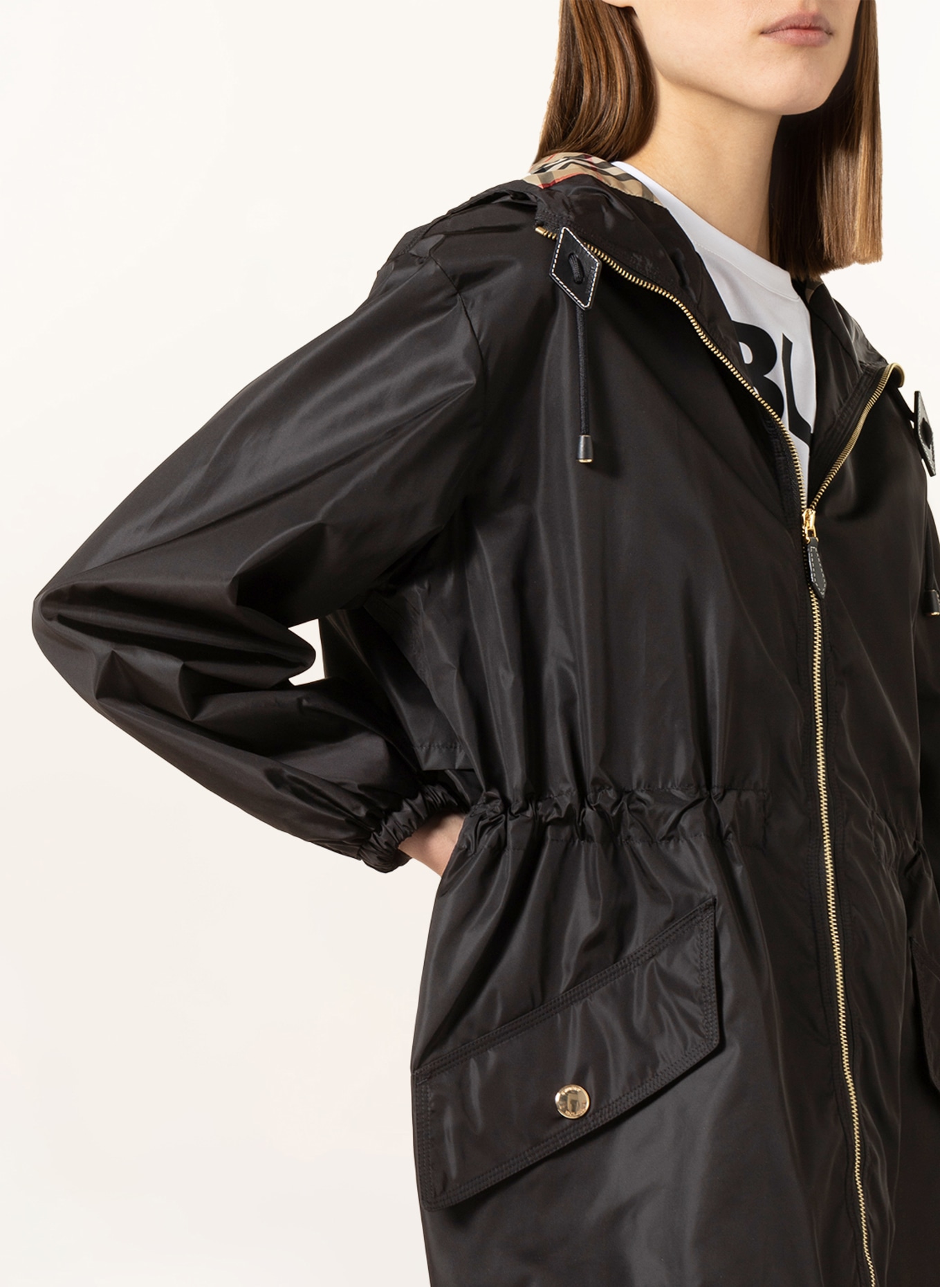 BURBERRY Rain jacket BINHAM, Color: BLACK (Image 5)