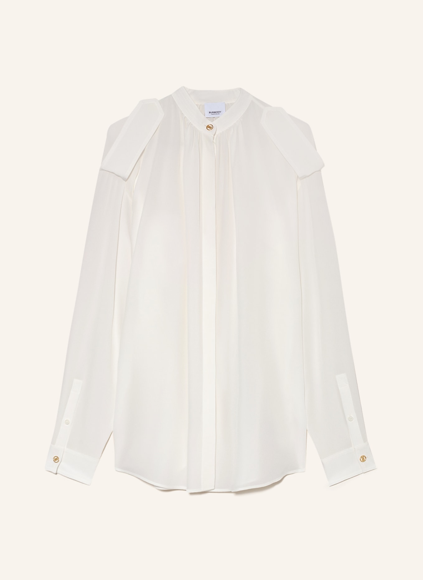 BURBERRY Silk blouse KRISTINA, Color: ECRU (Image 1)